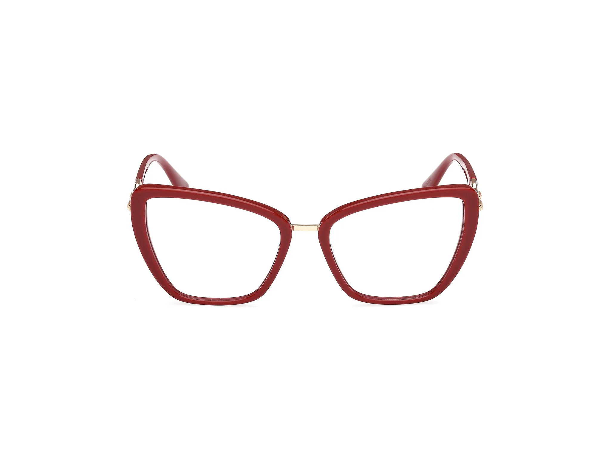 Guess GU50180 066 Montature da vista Acetato Rosso Cat Eye Normale - immagine 2