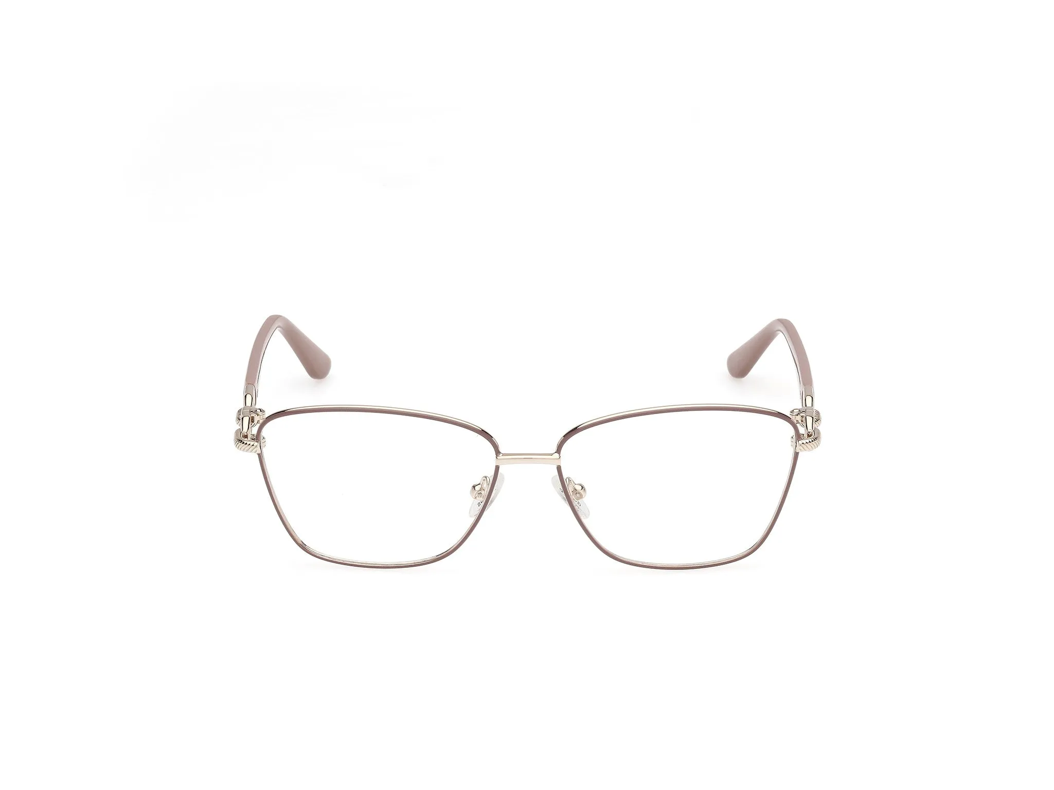 Guess GU50179 58 Montature da vista Metallo Beige Squadrata Normale - immagine 2