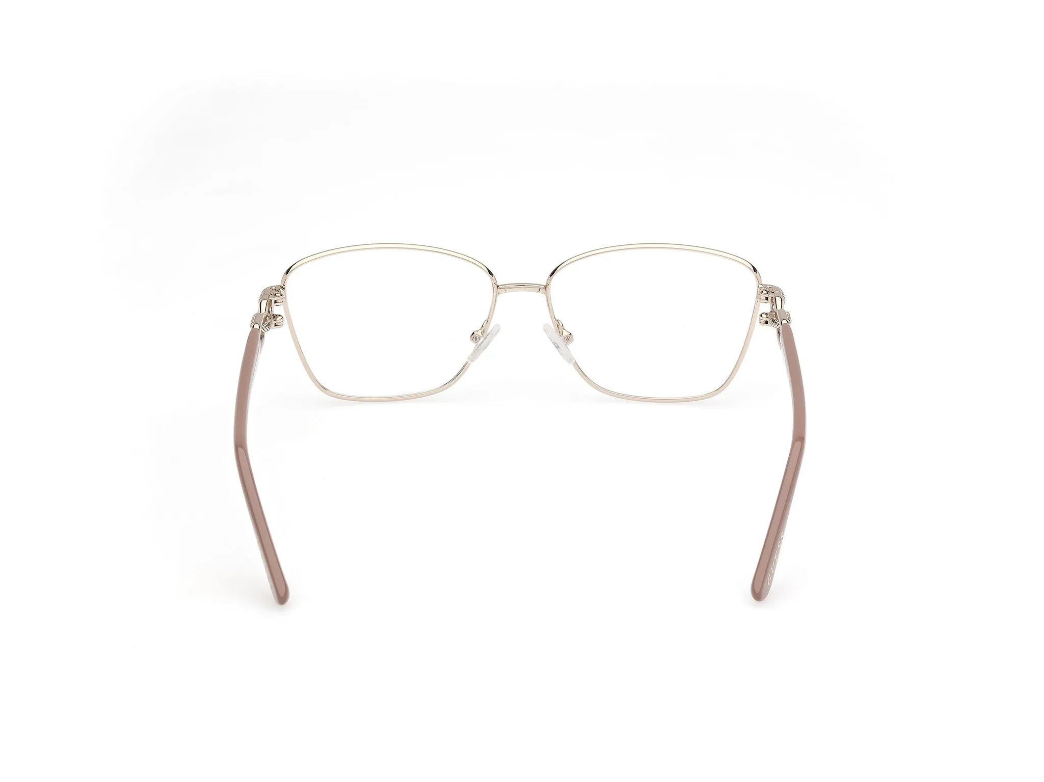 Guess GU50179 58 Montature da vista Metallo Beige Squadrata Normale - immagine 4