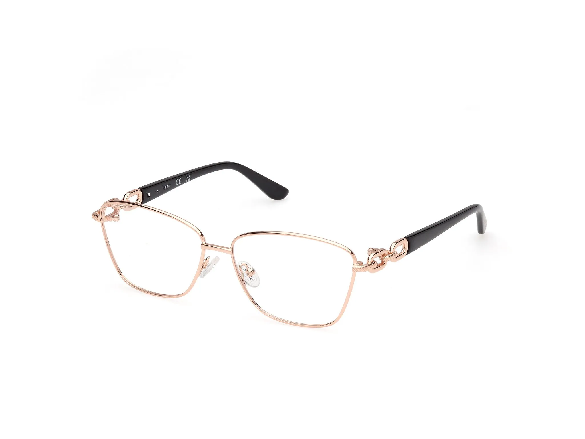 Guess GU50179 28 Montature da vista Metallo Oro Squadrata Normale - immagine 1
