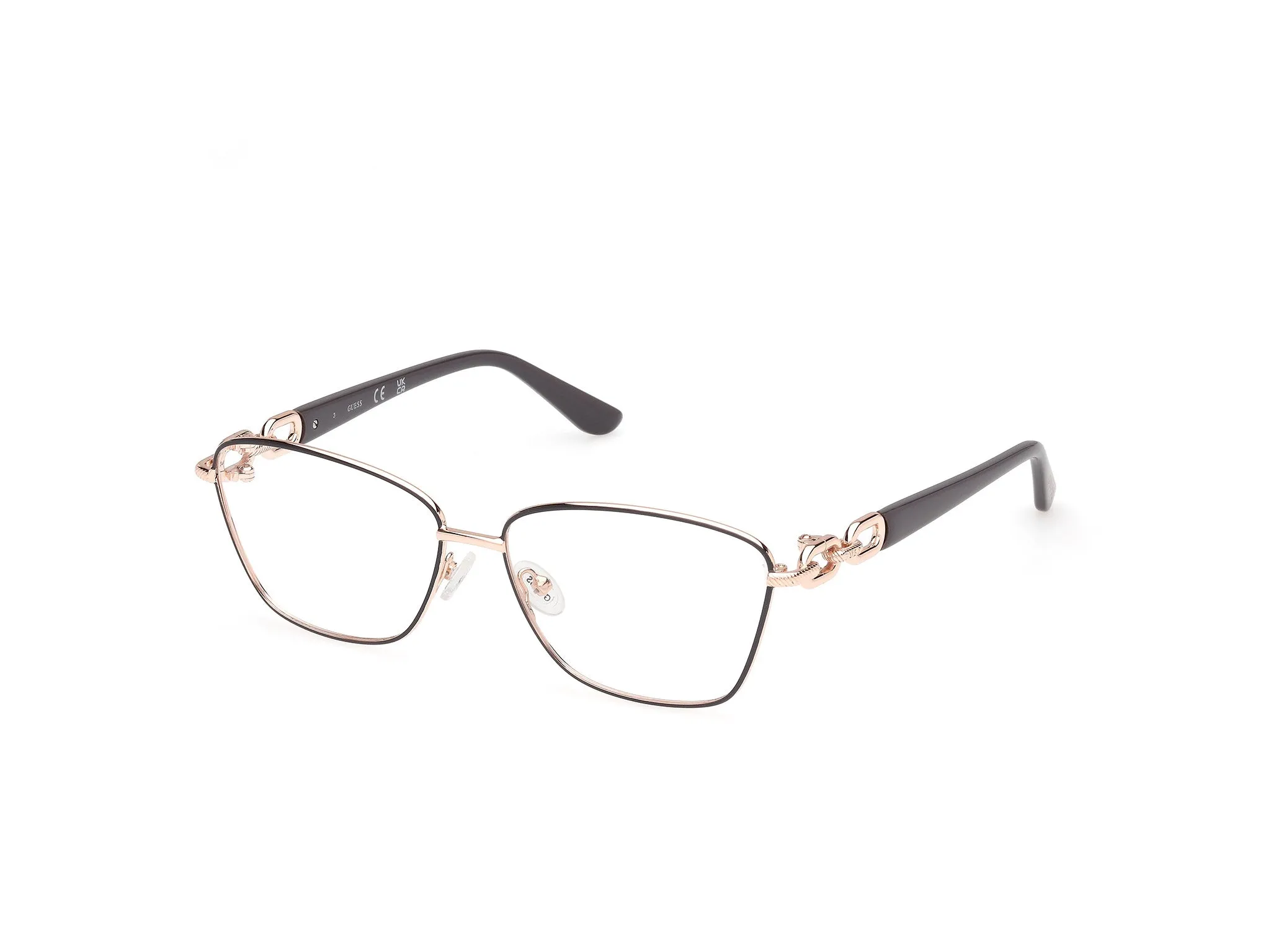 Guess GU50179 20 Montature da vista Metallo Grigio Squadrata Normale - immagine 1