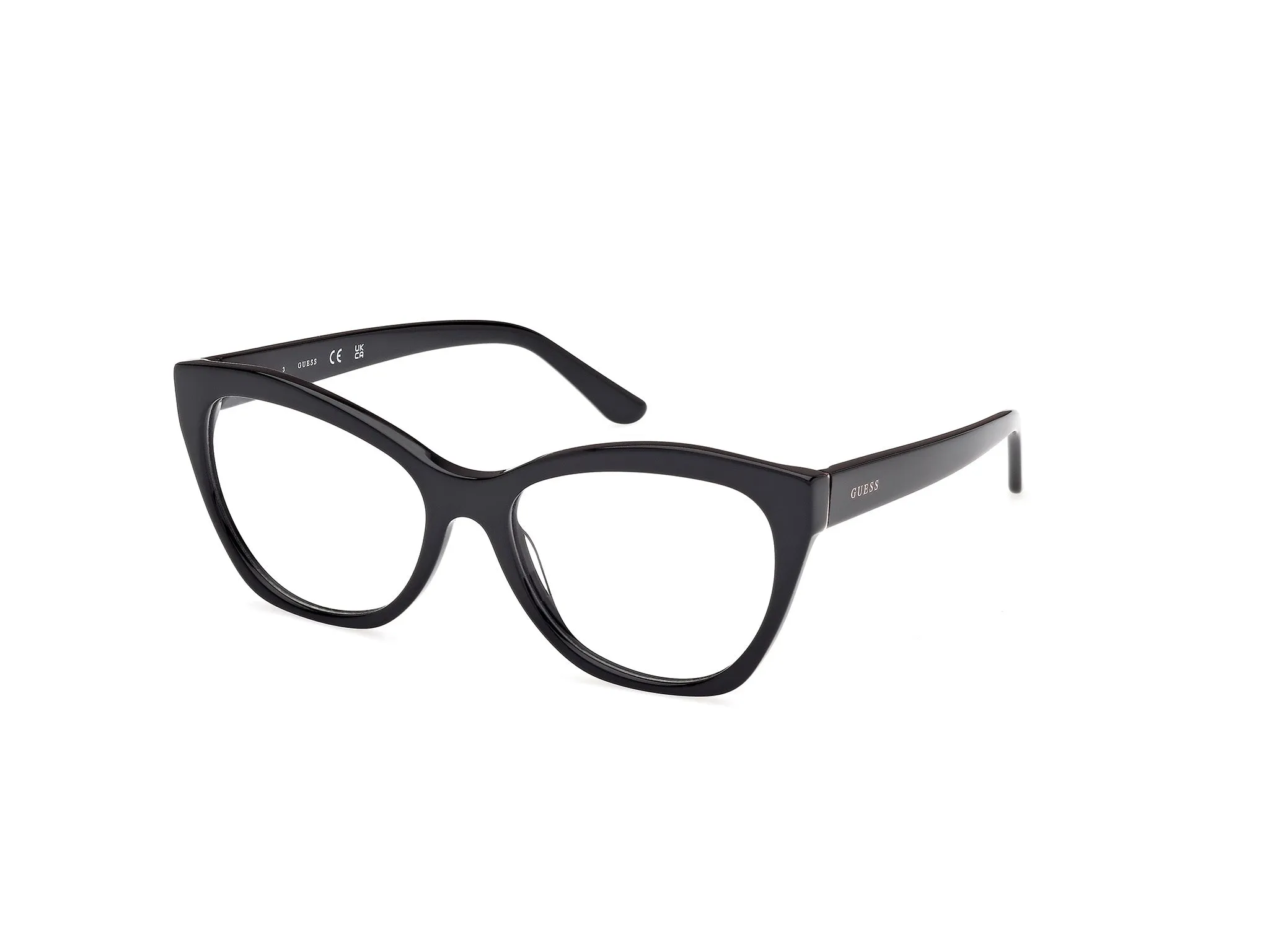 Guess GU50177 1 Montature da vista Acetato Nero Geometrica Normale - immagine 1