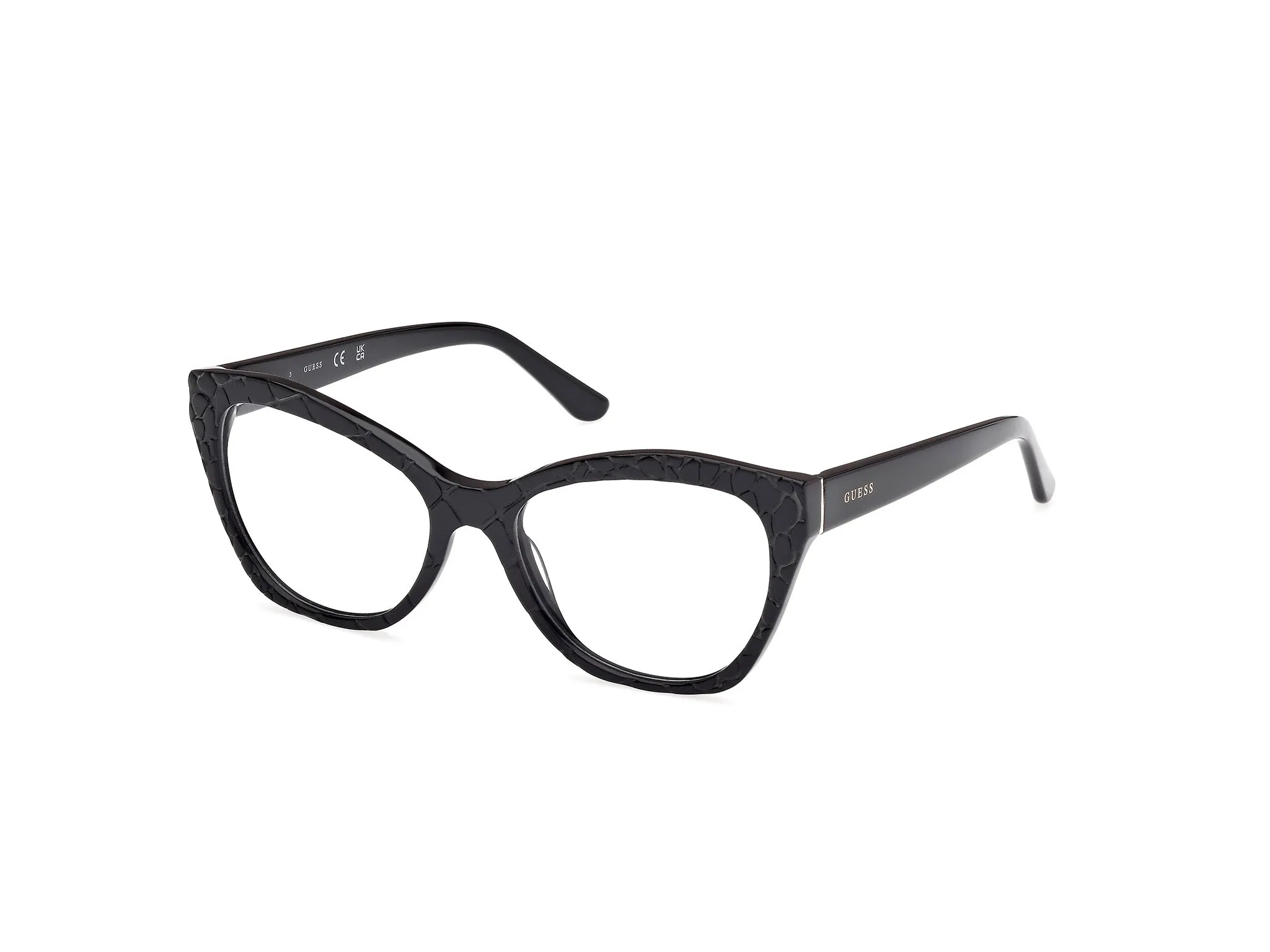 Guess GU50177 5 Montature da vista Acetato Nero Geometrica Normale - immagine 1