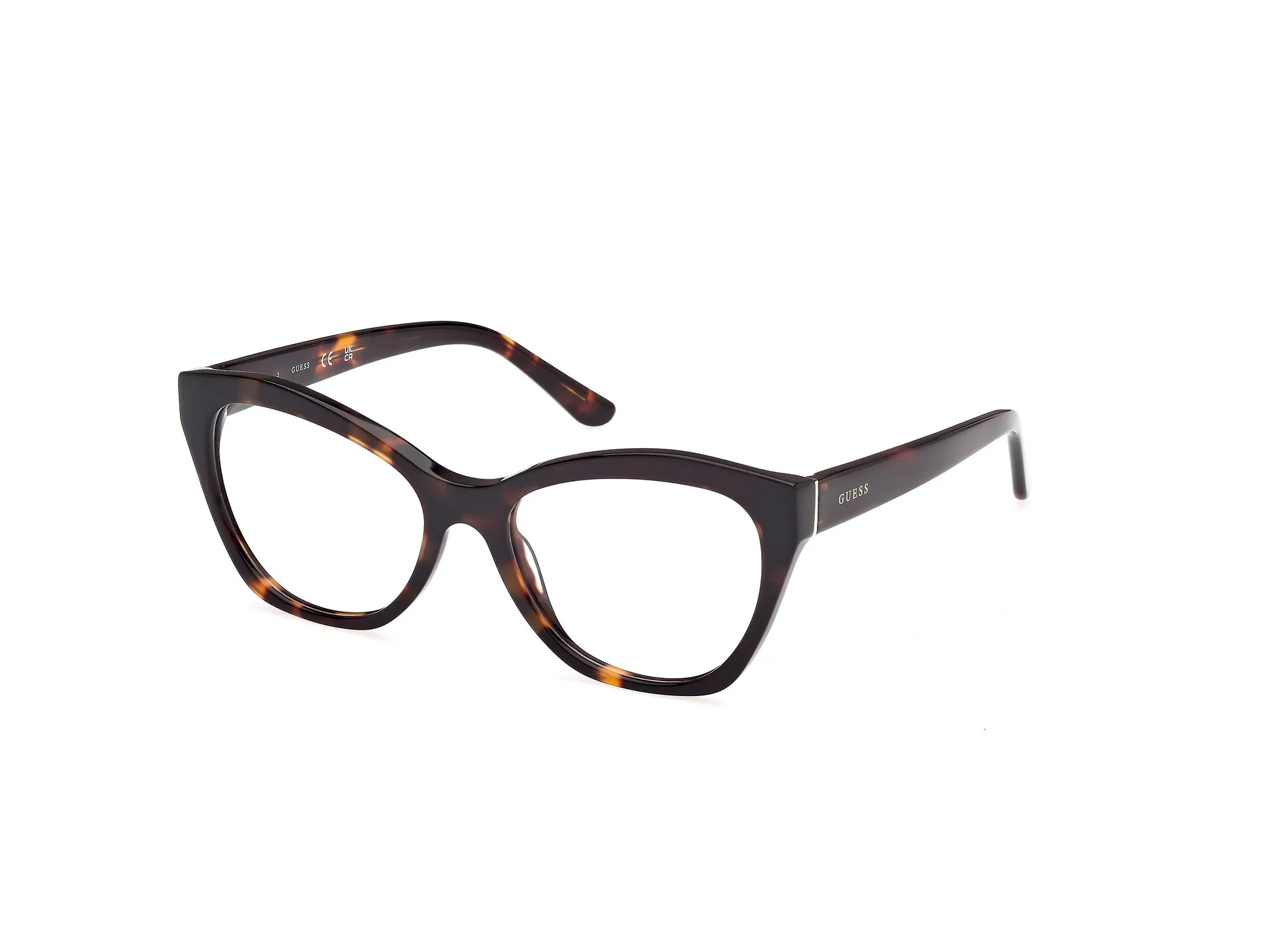 Guess GU50177 52 Montature da vista Acetato Havana Geometrica Normale - immagine 1