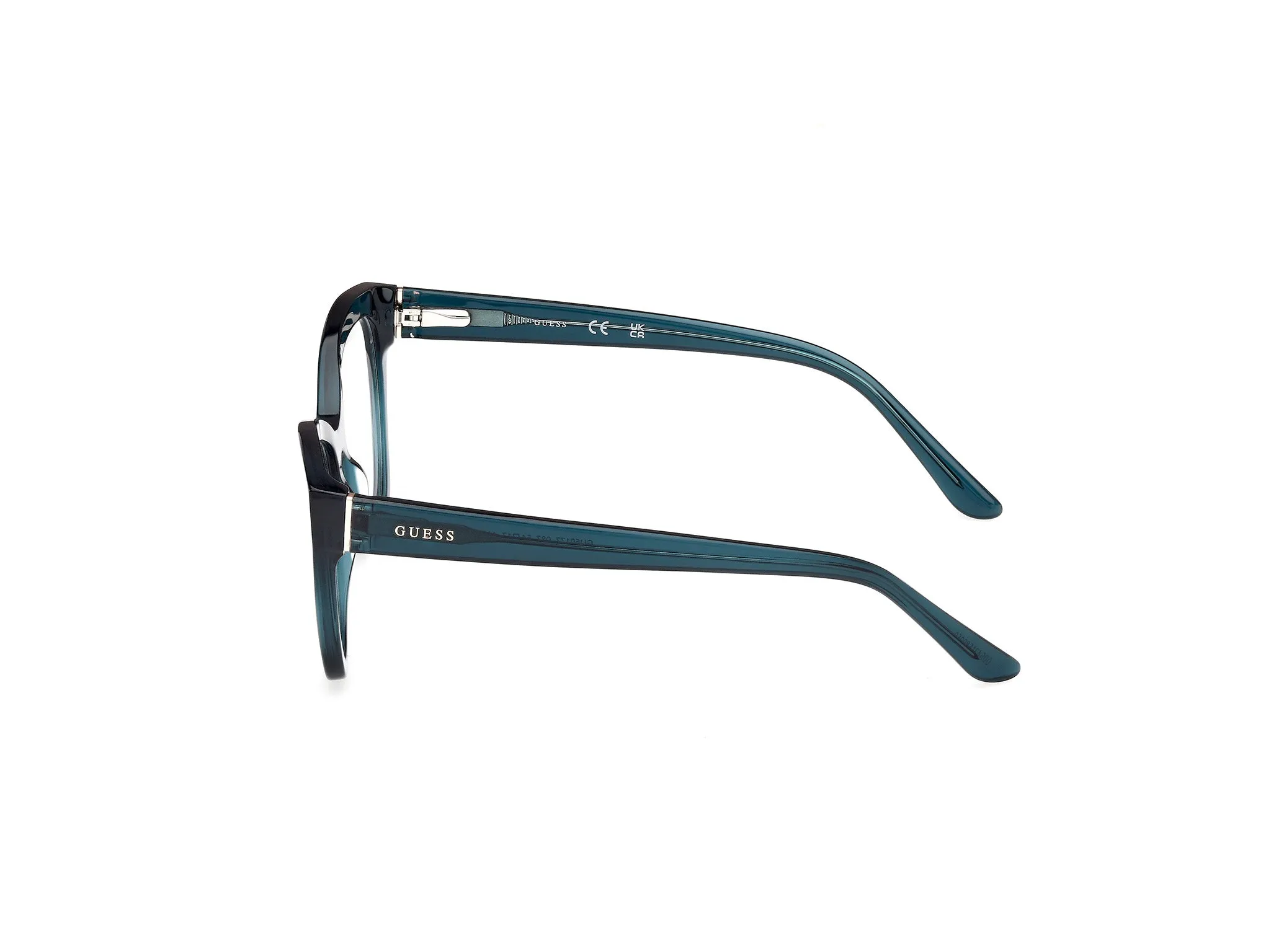 Guess GU50177 087 Montature da vista Acetato Turchese Geometrica Normale - immagine 3