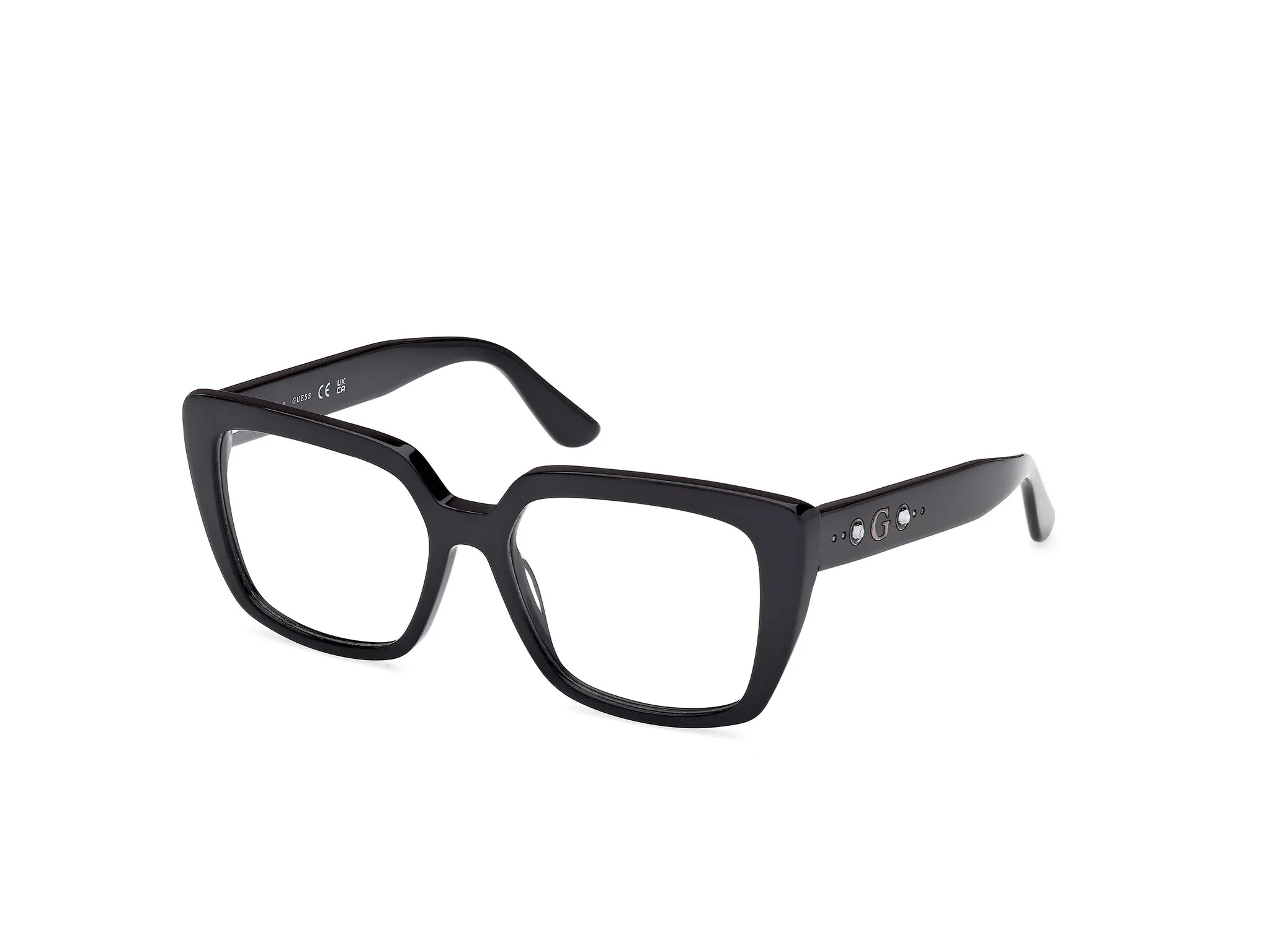 Guess GU50174 1 Montature da vista Acetato Nero Squadrata Normale - immagine 1