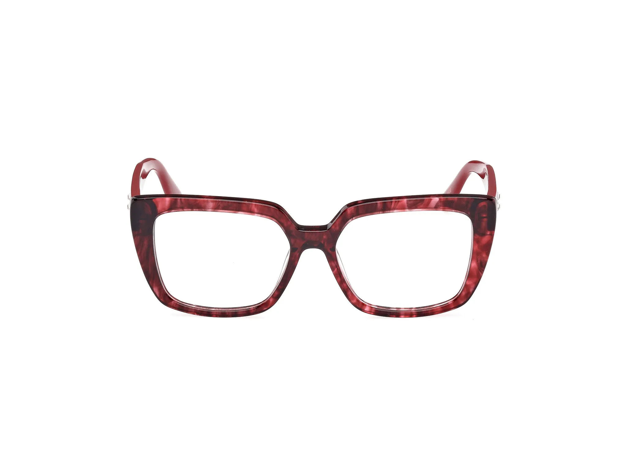 Guess GU50174 68 Montature da vista Acetato Rosso Squadrata Normale - immagine 2