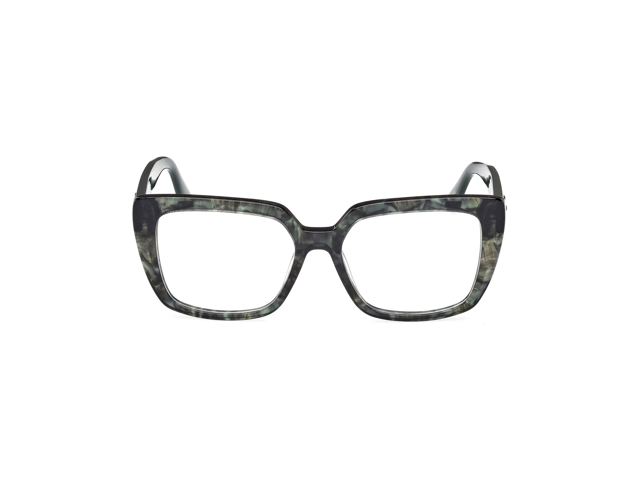 Guess GU50174 98 Montature da vista Acetato Verde Squadrata Normale - immagine 2