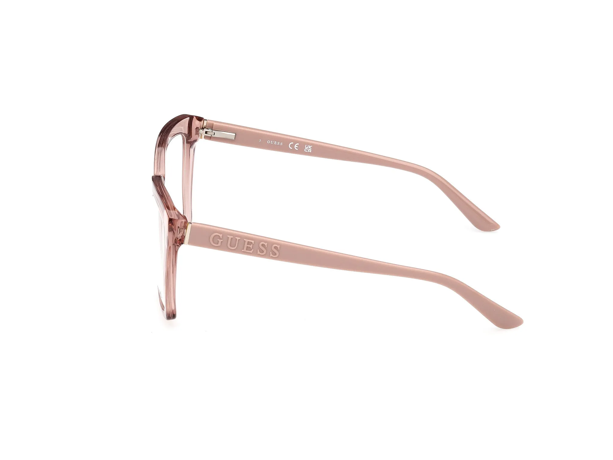 Guess GU50173 57 Montature da vista Acetato Beige Geometrica Normale - immagine 3