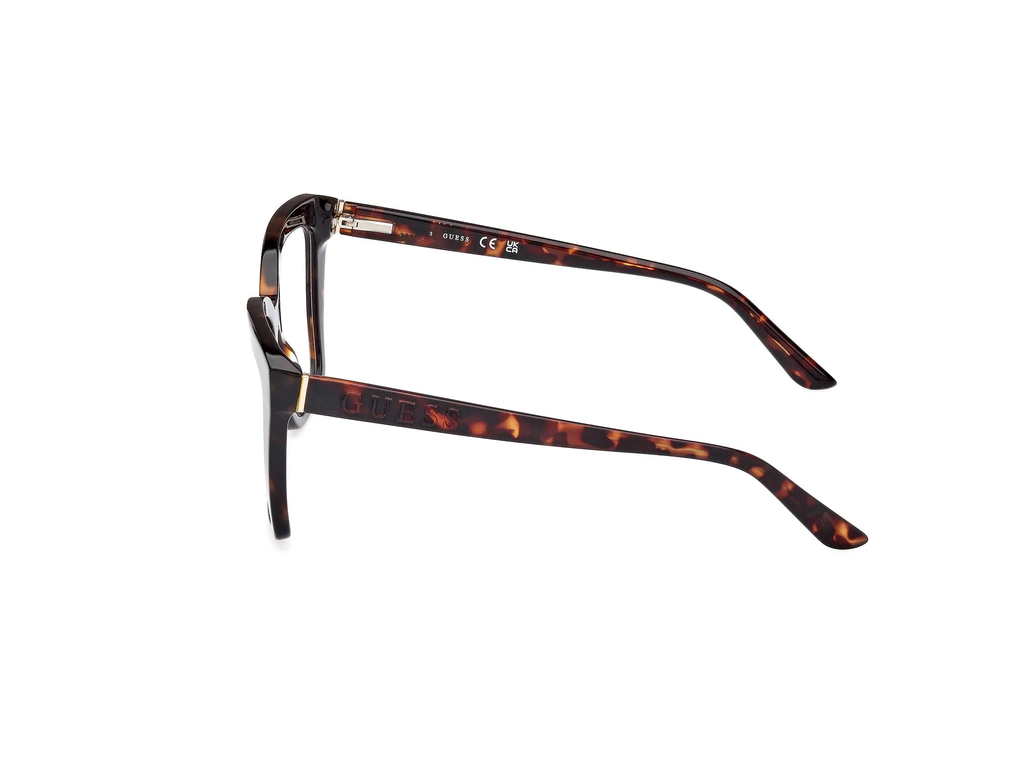 Guess GU50173 52 Montature da vista Acetato Havana Geometrica Normale - immagine 3