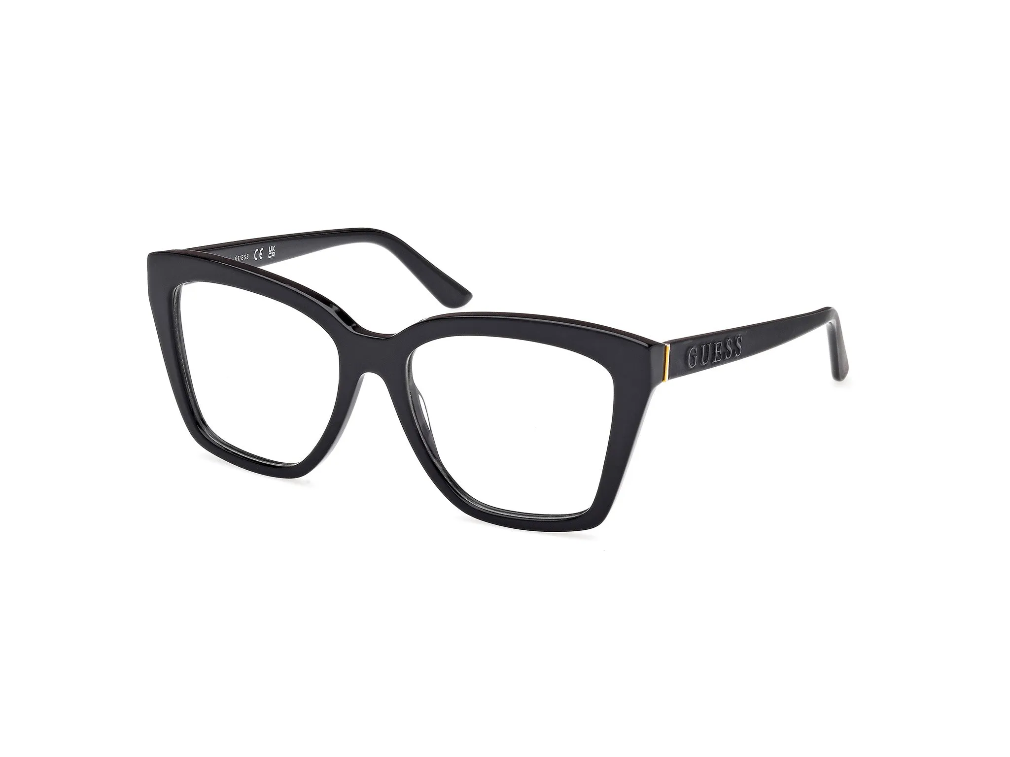 Guess GU50173 1 Montature da vista Acetato Nero Geometrica Normale - immagine 1