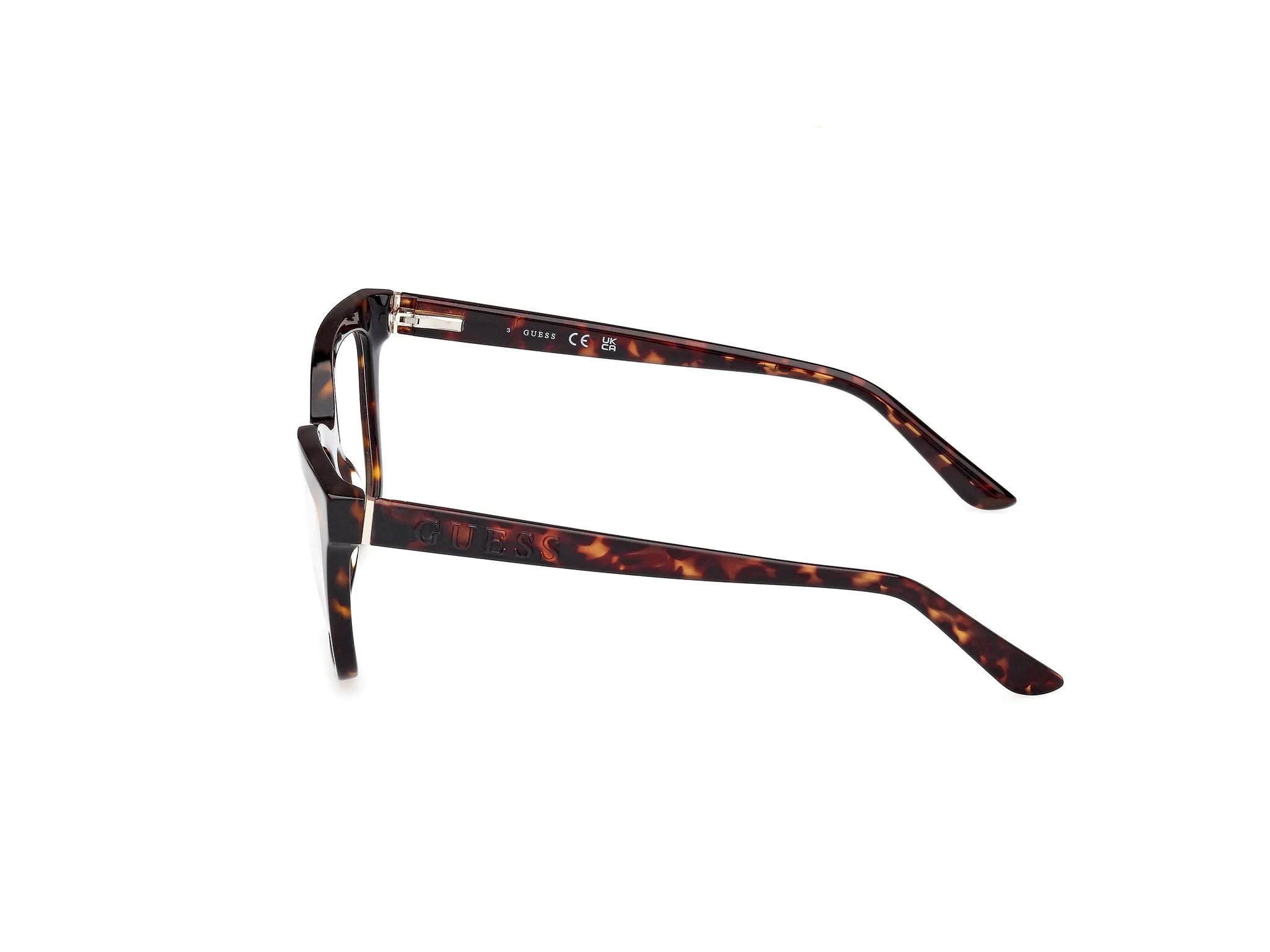 Guess GU50172 52 Montature da vista Acetato Havana Squadrata Normale - immagine 3