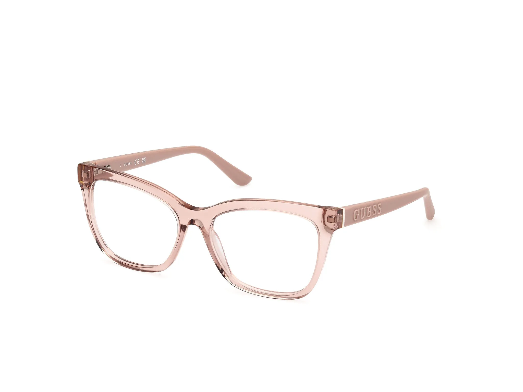 Guess GU50172 57 Montature da vista Acetato Beige Squadrata Normale - immagine 1