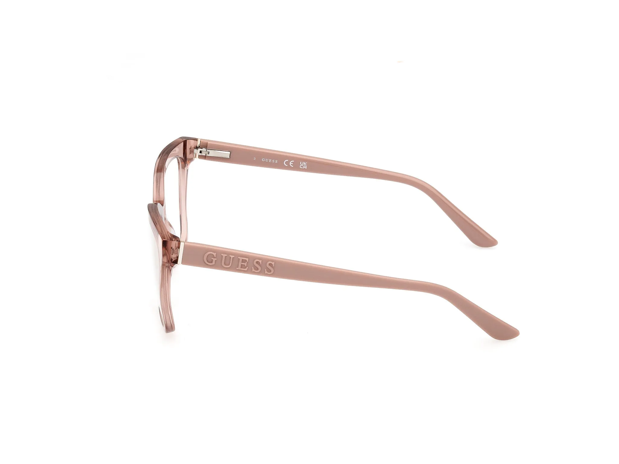Guess GU50172 57 Montature da vista Acetato Beige Squadrata Normale - immagine 3