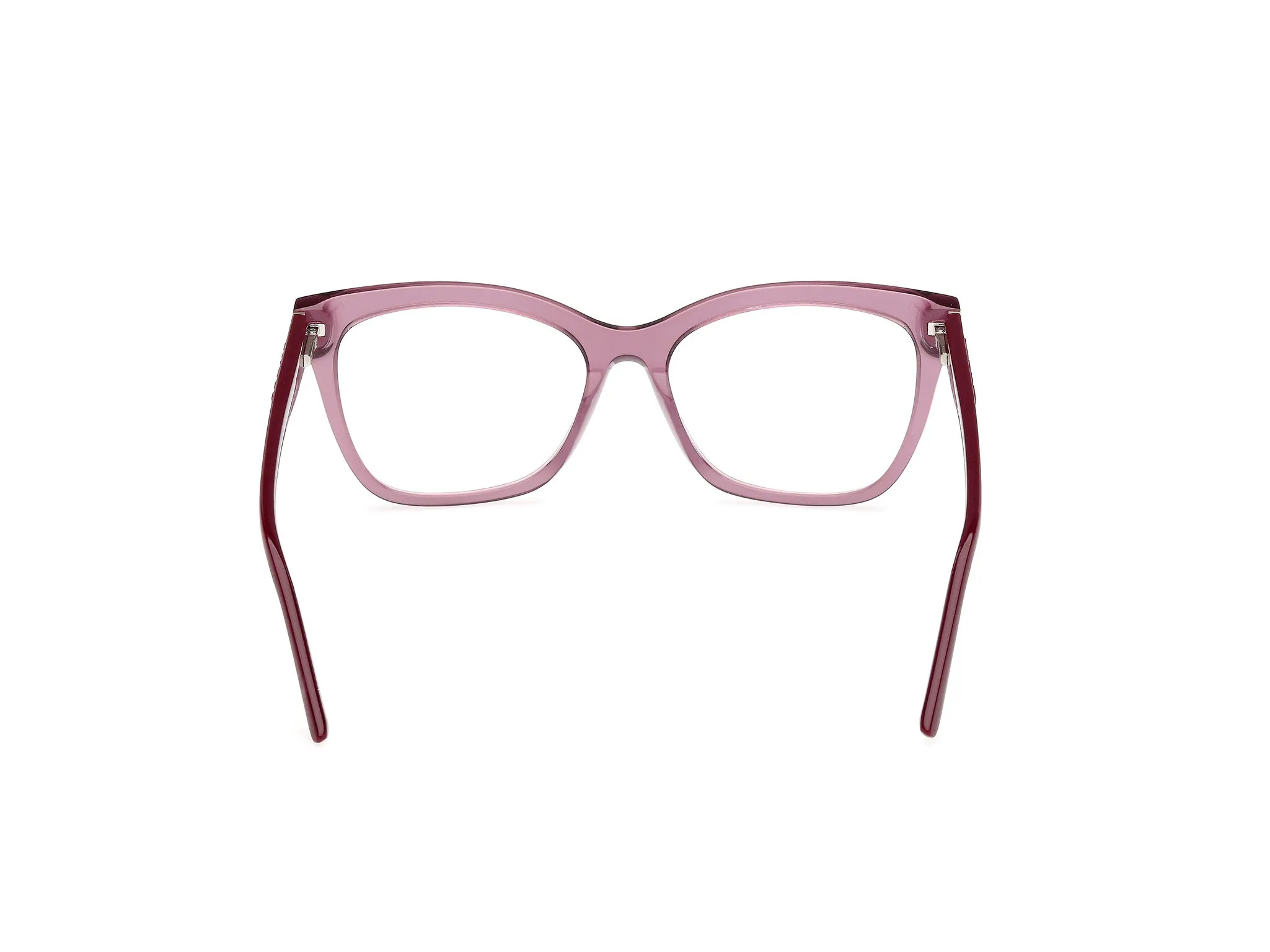 Guess GU50172 81 Montature da vista Acetato Viola Squadrata Normale - immagine 4