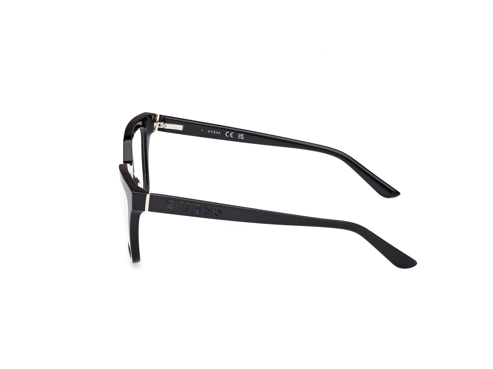 Guess GU50172 1 Montature da vista Acetato Nero Squadrata Normale - immagine 3