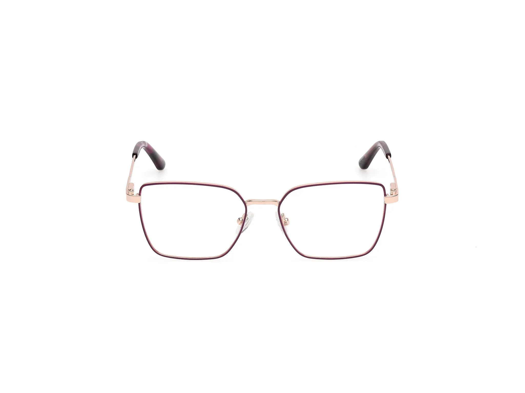 Guess GU50168 83 Montature da vista Metallo Viola Geometrica Normale - immagine 2