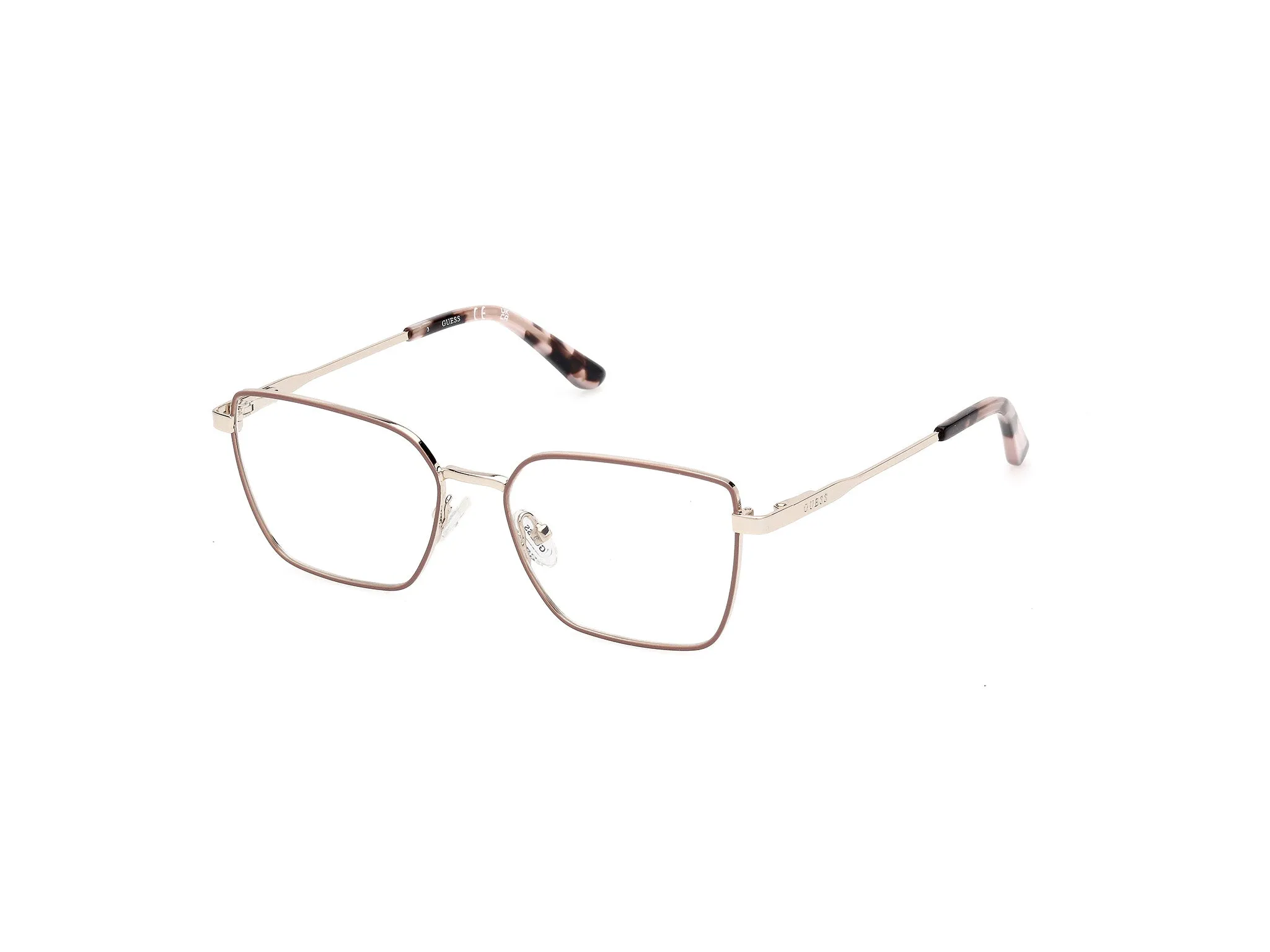 Guess GU50168 59 Montature da vista Metallo Beige Geometrica Normale - immagine 1