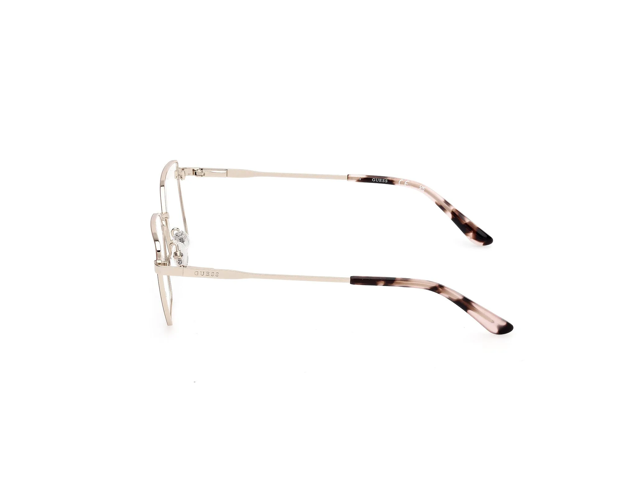 Guess GU50168 59 Montature da vista Metallo Beige Geometrica Normale - immagine 3