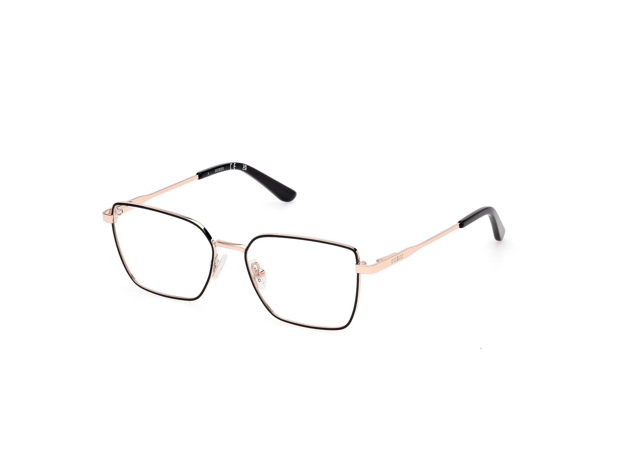 Guess GU50168 5 Montature da vista Metallo Nero Geometrica Normale - immagine 1