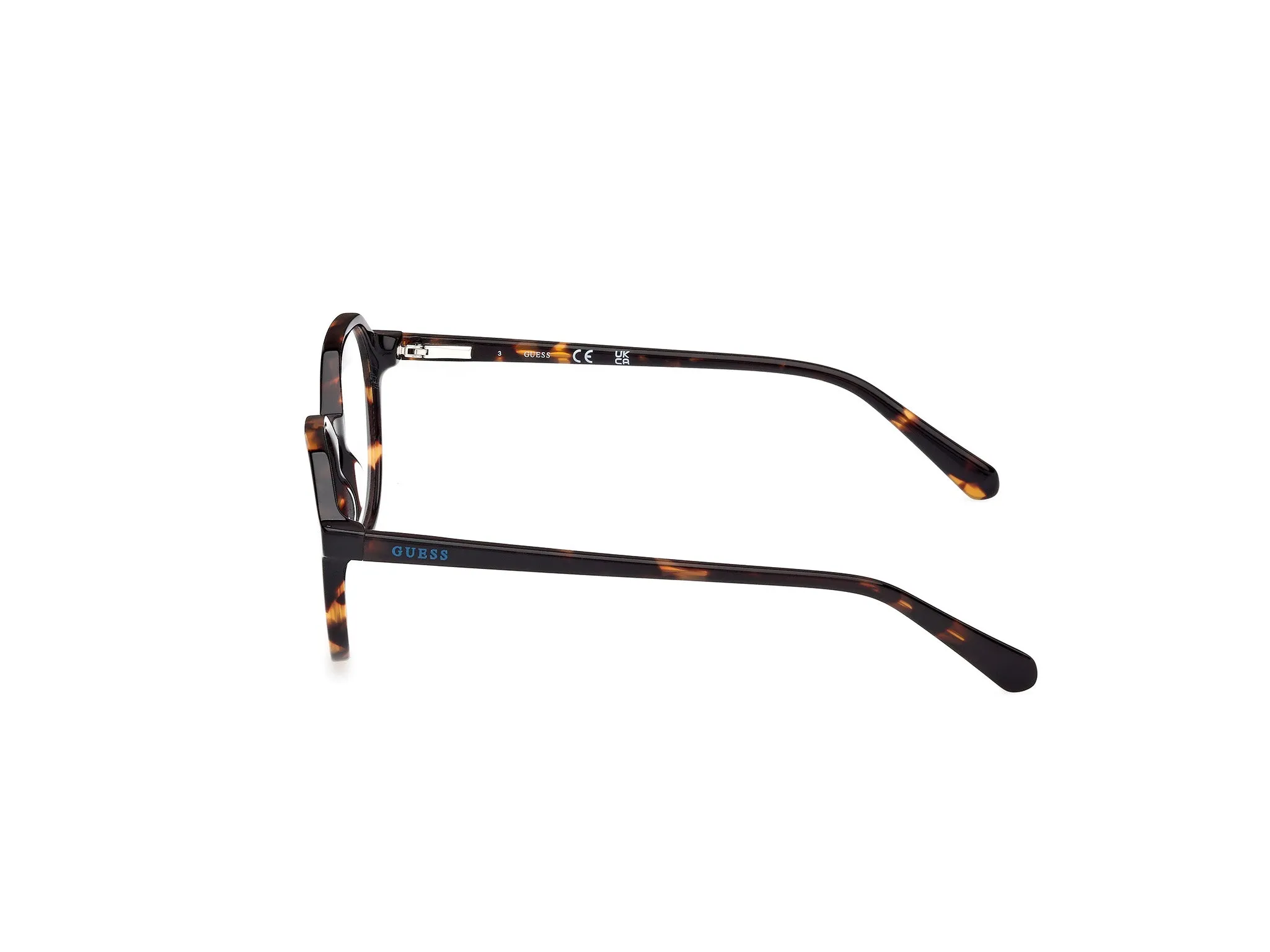 Guess GU50166 52 Montature da vista Acetato Havana Rotonda Normale - immagine 3