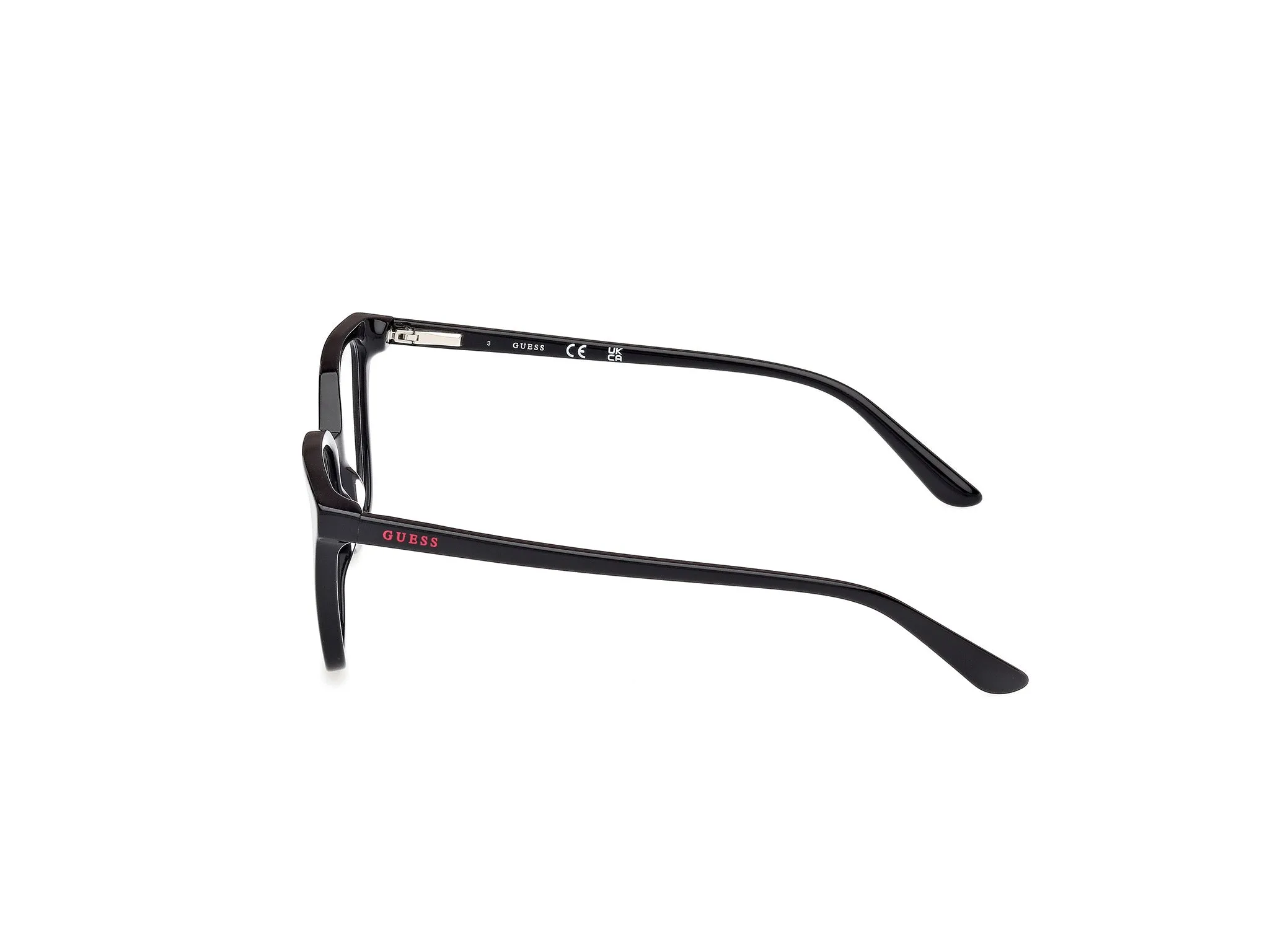 Guess GU50165 1 Montature da vista Acetato Nero Squadrata Normale - immagine 3