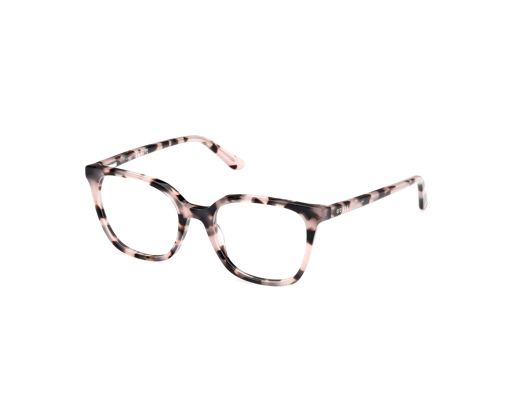 Guess GU50165 074 Montature da vista Acetato Rosa Squadrata Normale - immagine 1