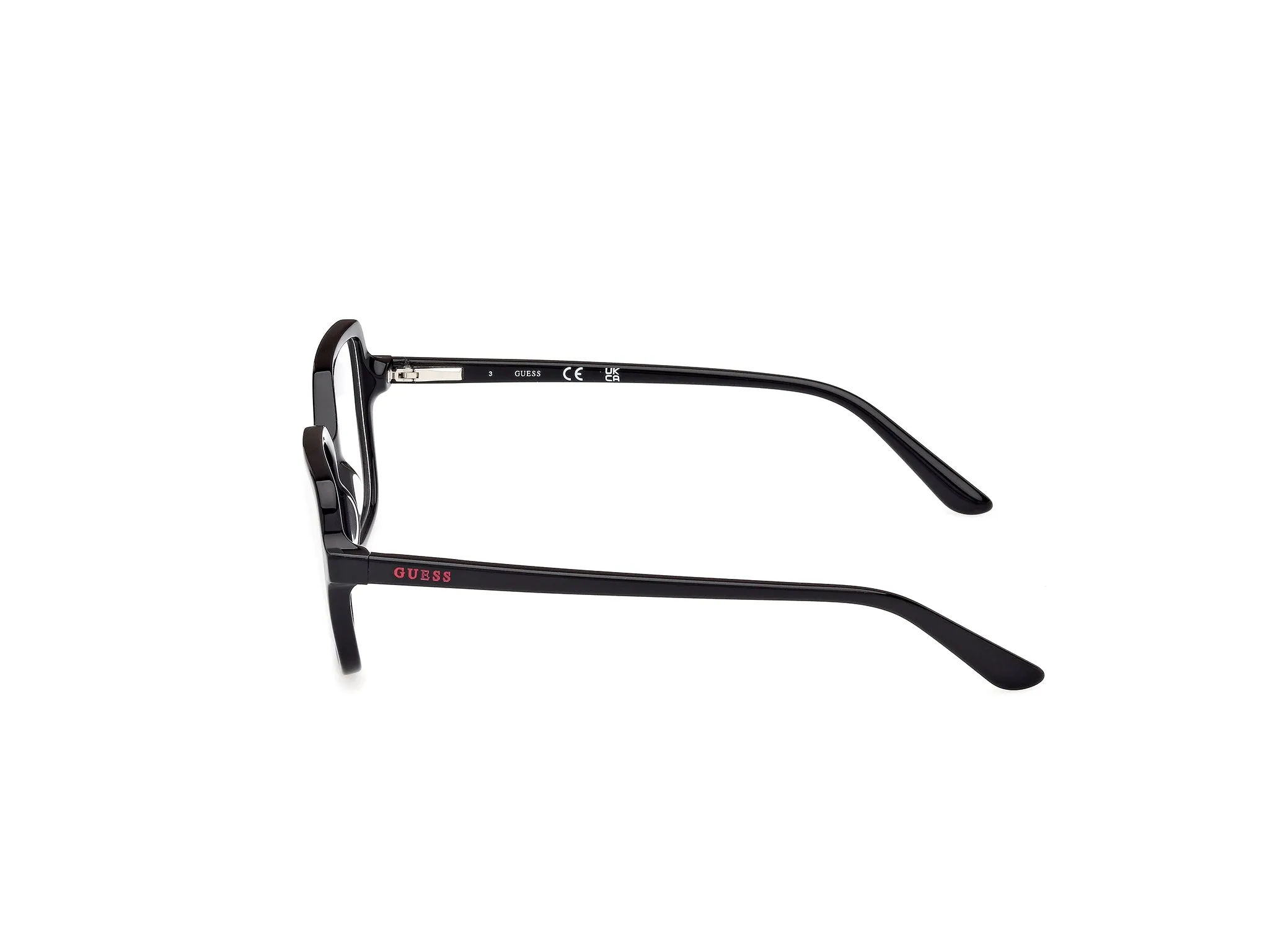 Guess GU50164 1 Montature da vista Acetato Nero Squadrata Normale - immagine 3