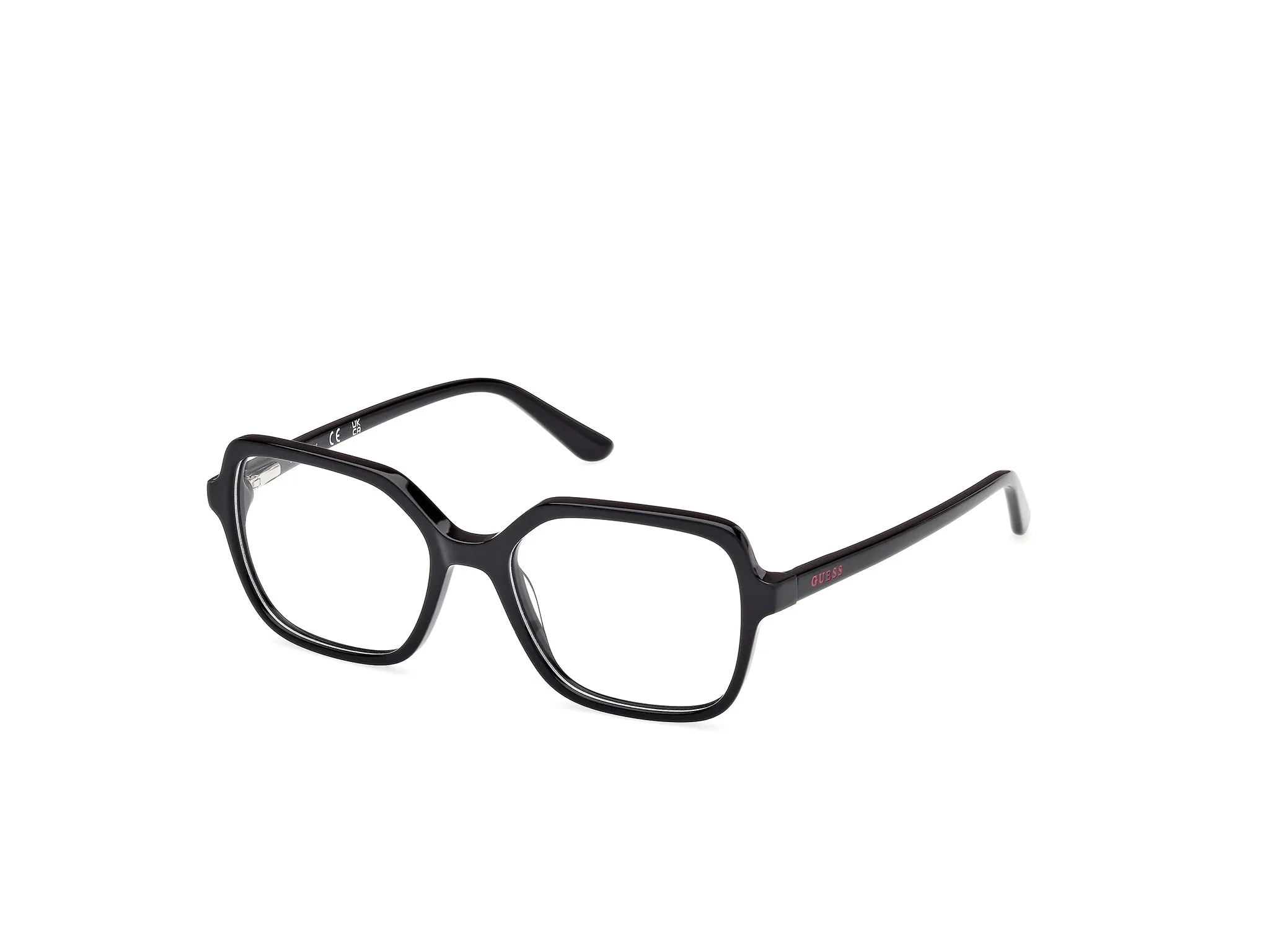 Guess GU50164 1 Montature da vista Acetato Nero Squadrata Normale - immagine 1
