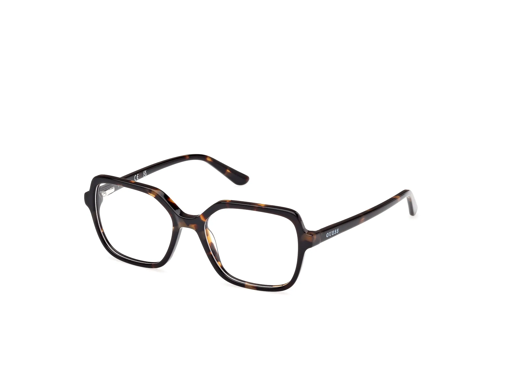 Guess GU50164 52 Montature da vista Acetato Havana Squadrata Normale - immagine 1