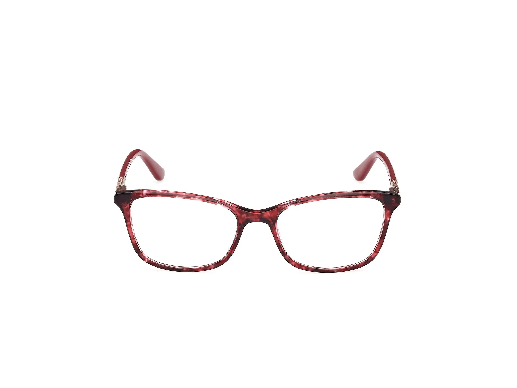 Guess GU2658-N 66 Montature da vista Acetato Rosso Squadrata Normale - immagine 2