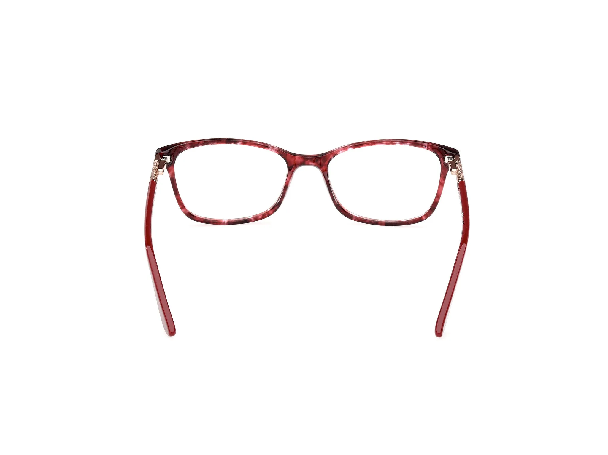 Guess GU2658-N 66 Montature da vista Acetato Rosso Squadrata Normale - immagine 4
