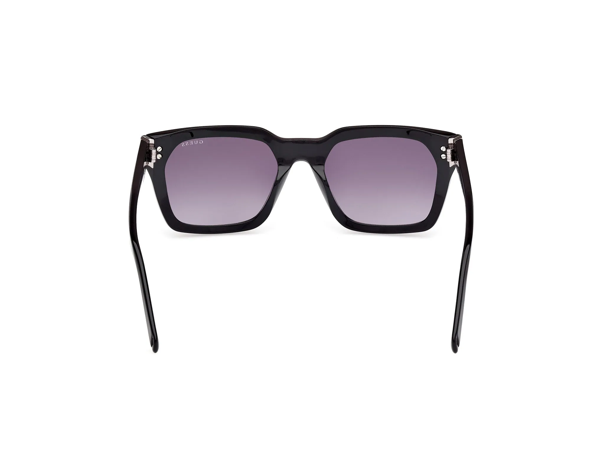 Guess GU00172 01B Occhiali da sole Acetato Nero Fumo Squadrata Normale - immagine 4