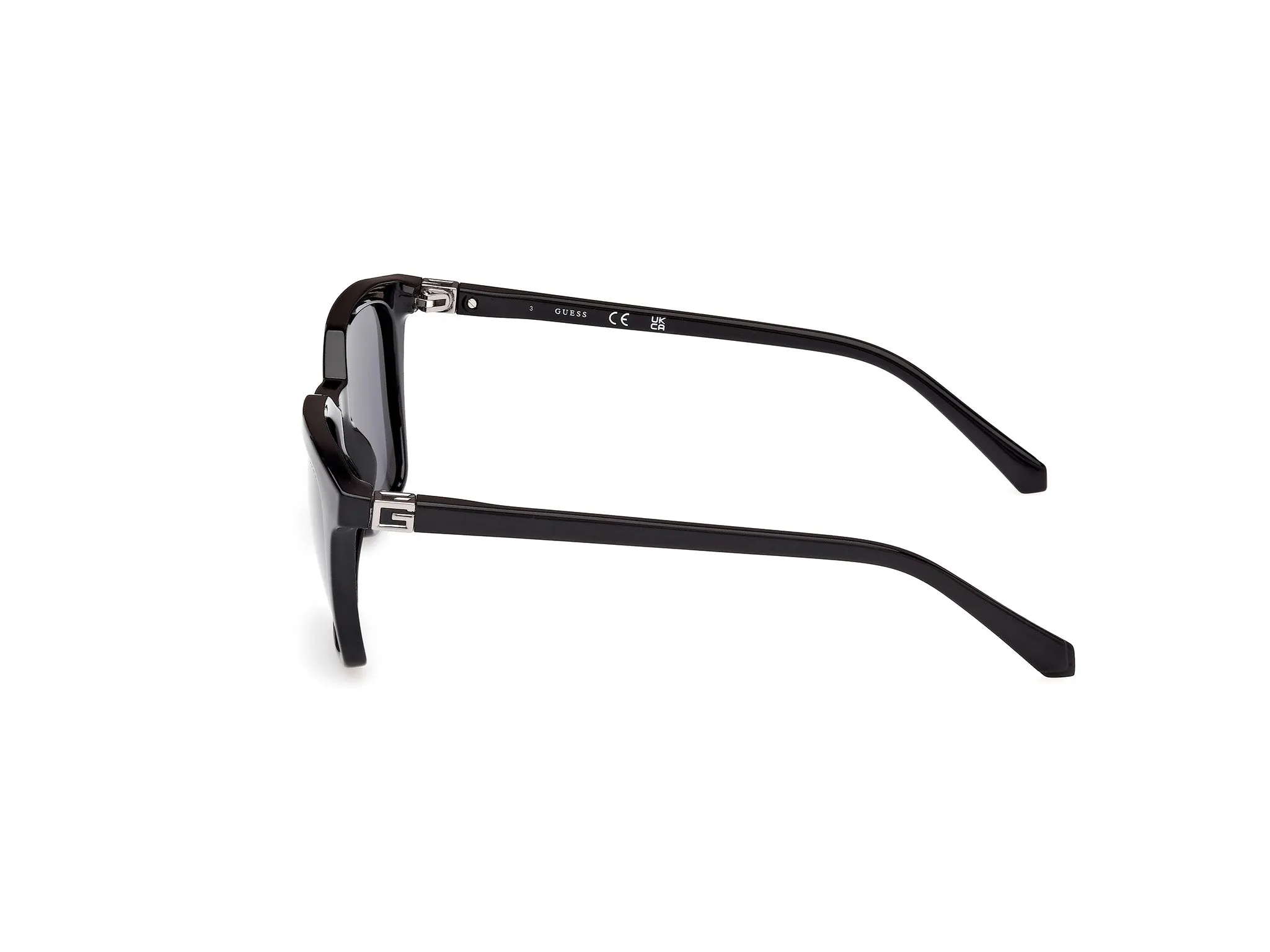 Guess GU00170 01D Occhiali da sole Iniettato Nero Fumo Squadrata Polarizzata - immagine 3