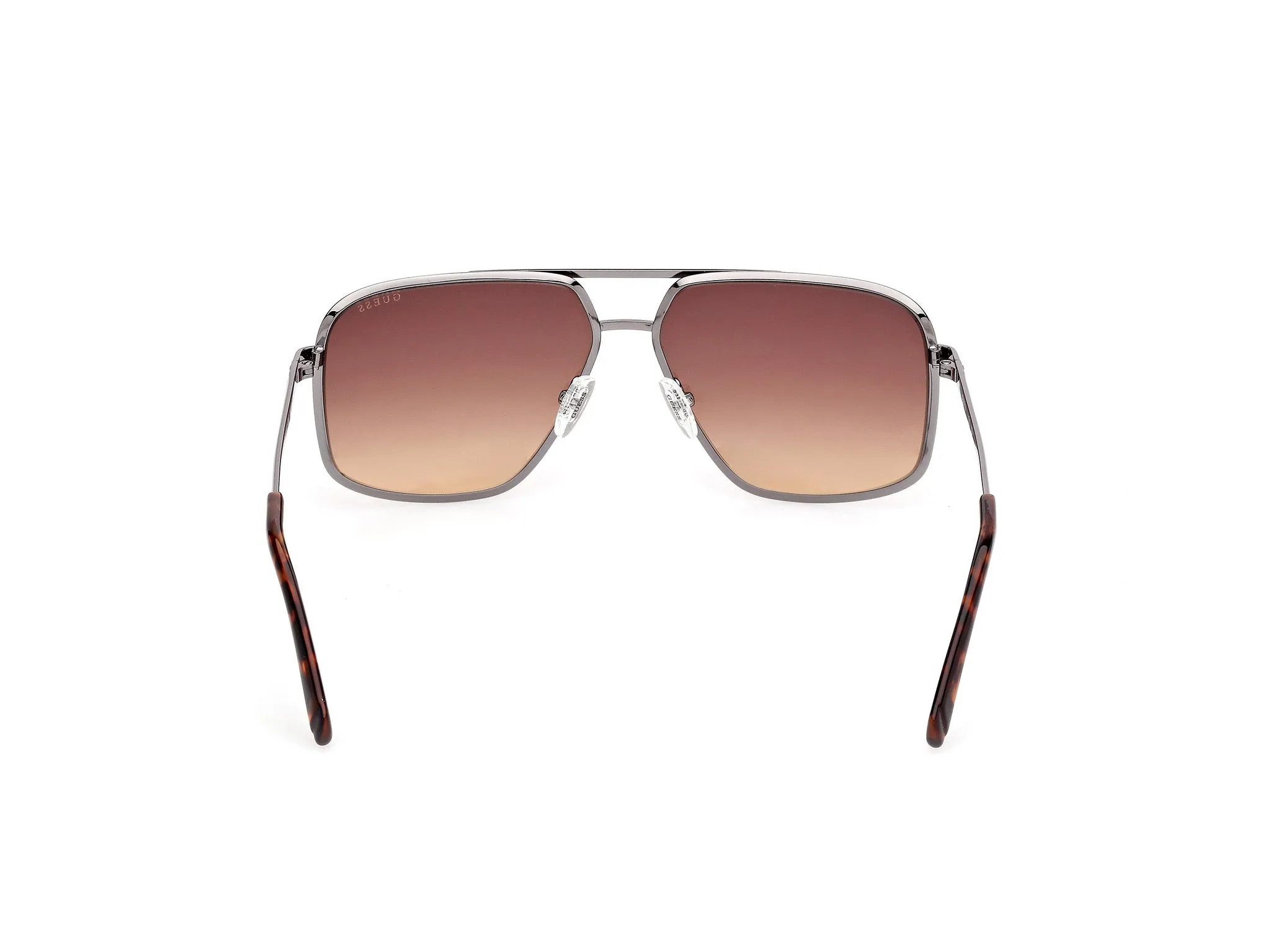 Guess GU00167 09F Occhiali da sole Metallo Antracite Marrone Squadrata Normale - immagine 4