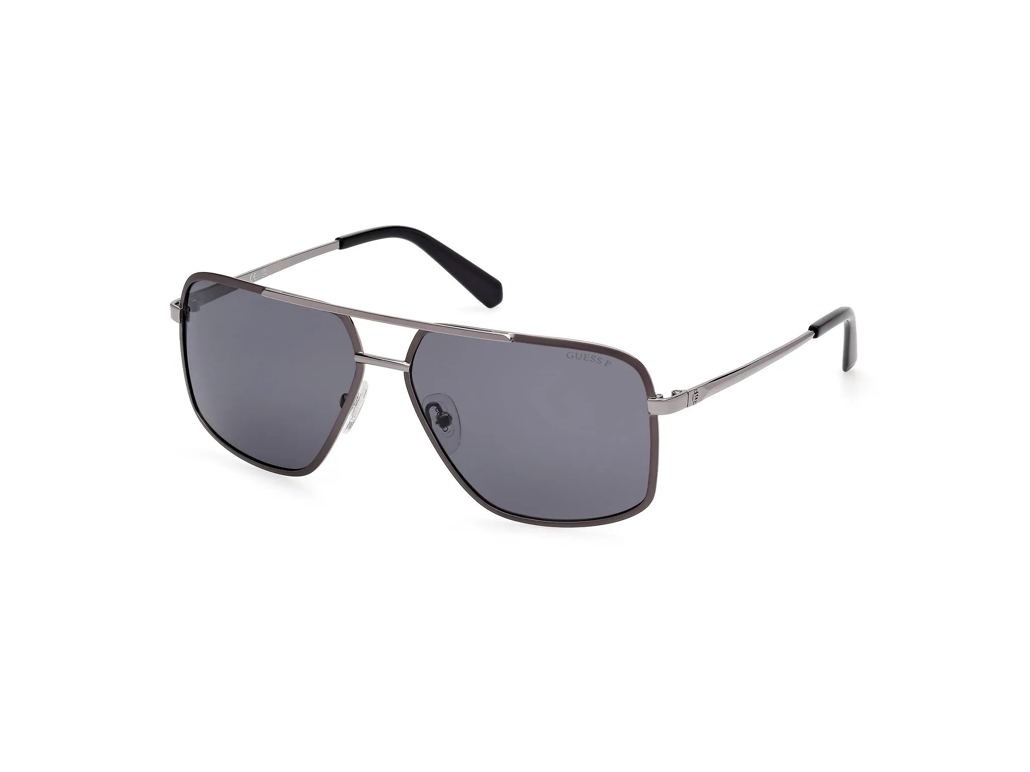 Guess GU00167 09D Occhiali da sole Metallo Squadrata Polarizzata - immagine 1