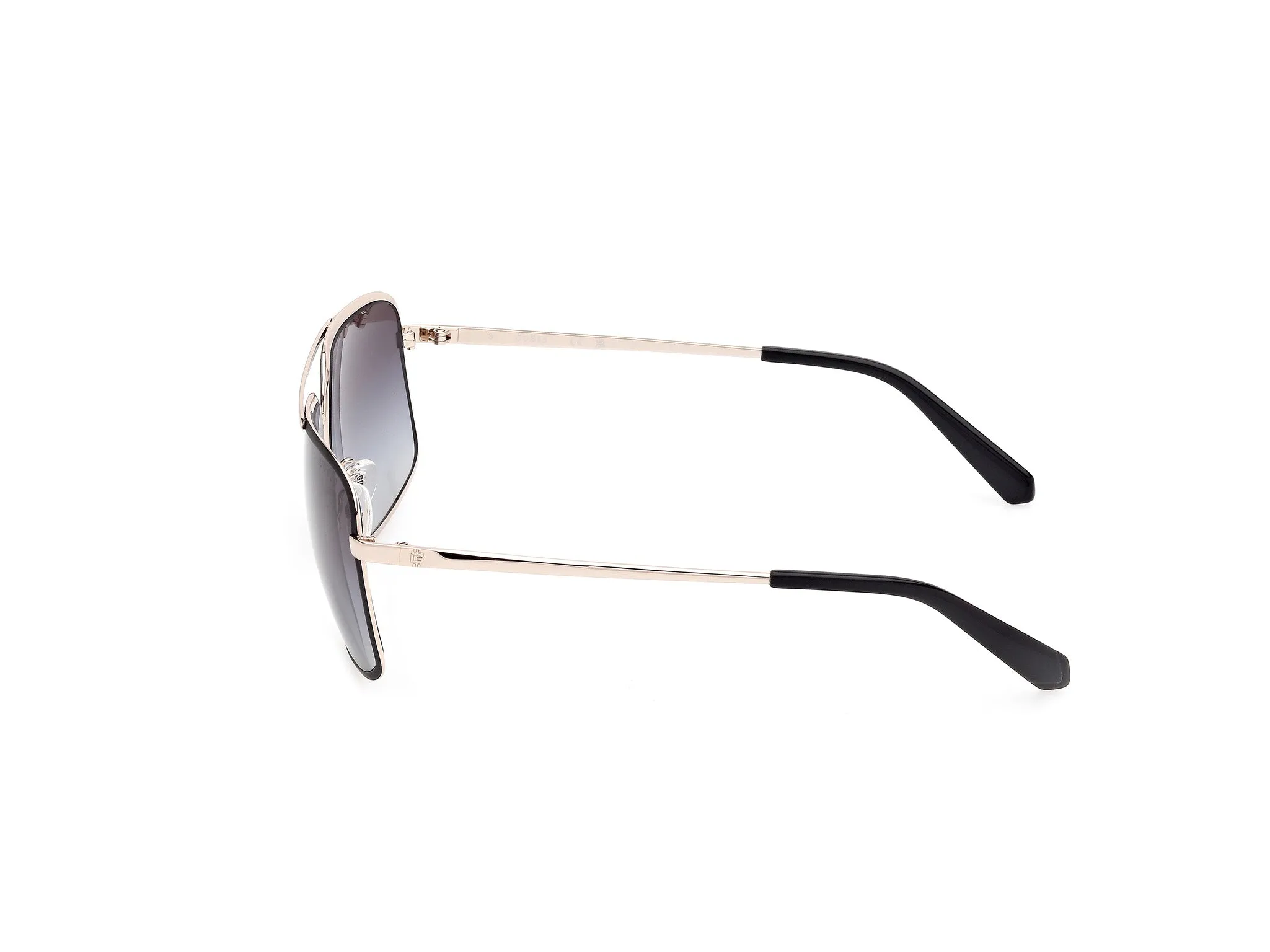 Guess GU00167 02B Occhiali da sole Metallo Nero Fumo Squadrata Normale - immagine 3