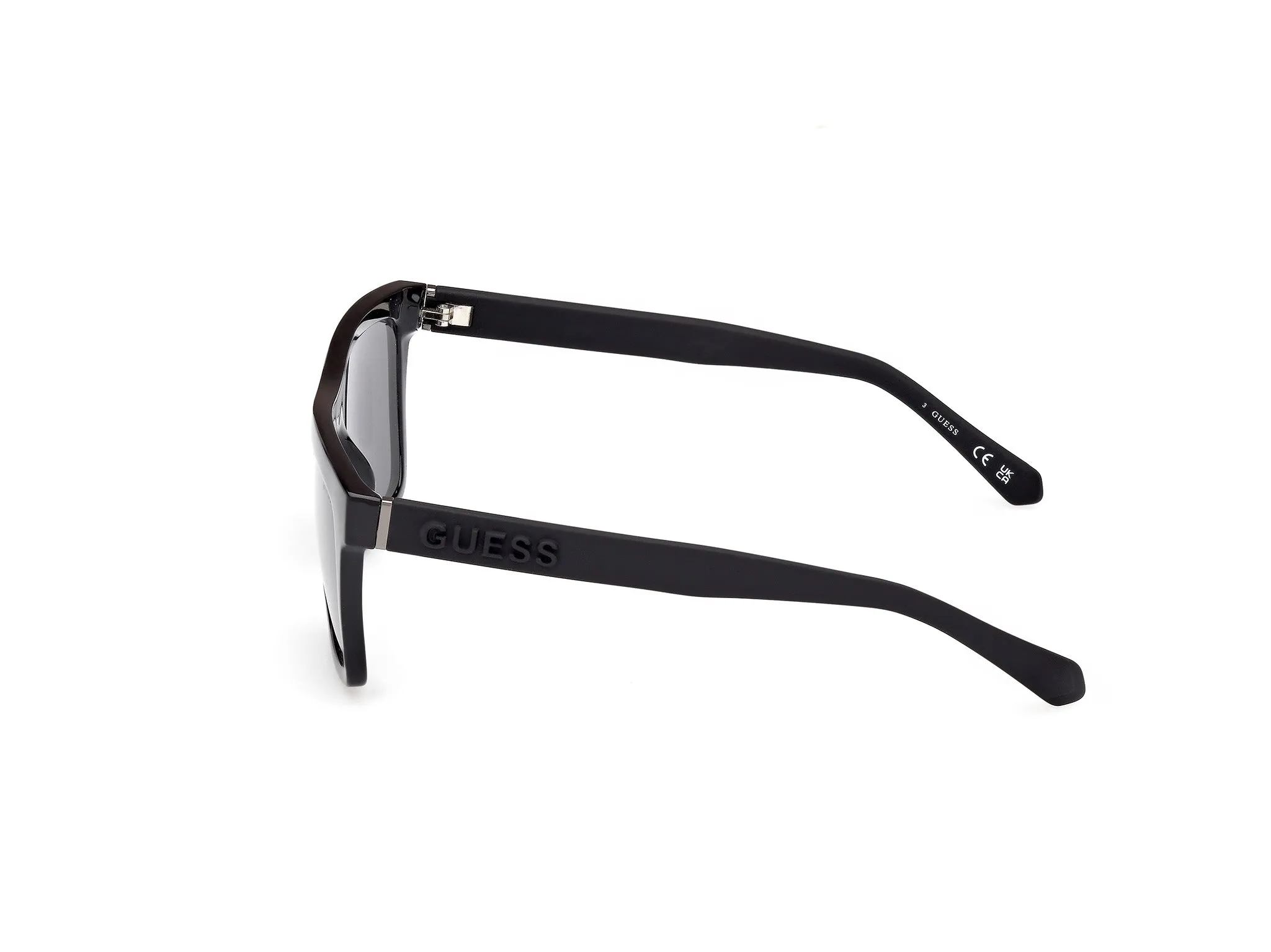 Guess GU00166 01A Occhiali da sole Iniettato Nero Fumo Squadrata Normale - immagine 3