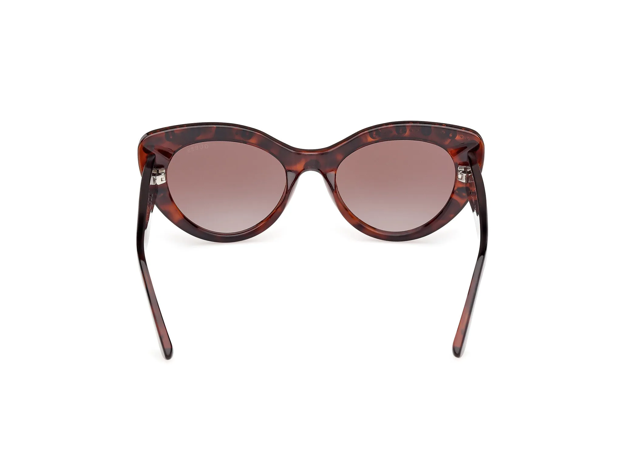 Guess GU00163 52F Occhiali da sole Iniettato Havana Marrone Cat Eye Normale Sfumato - immagine 4