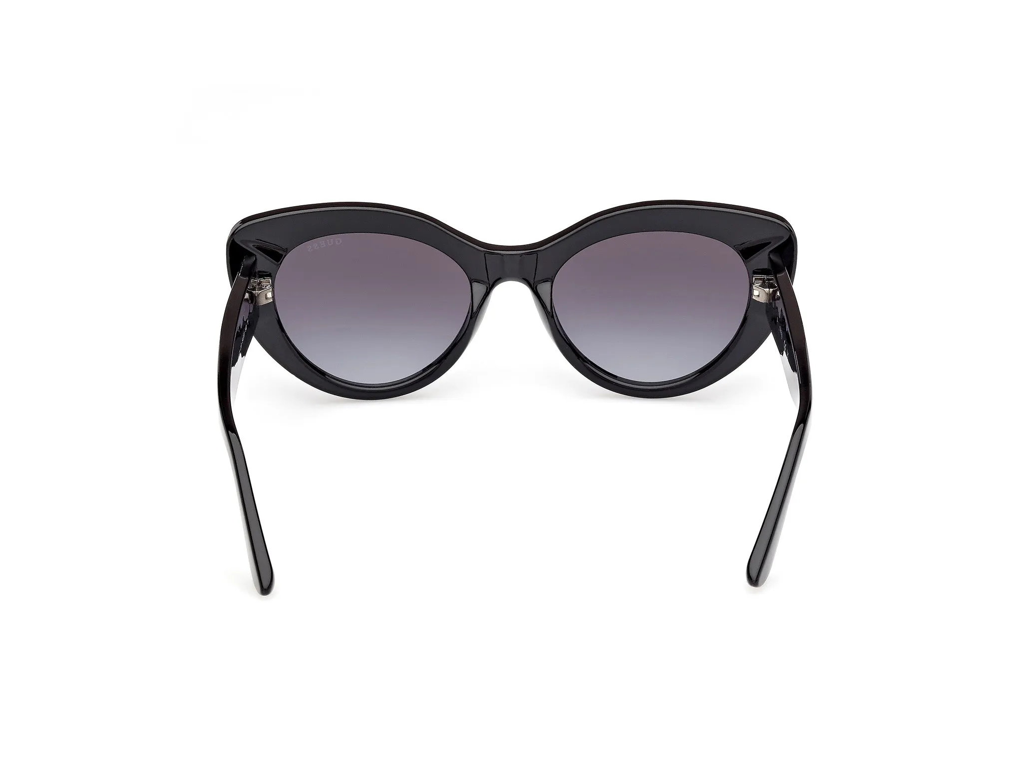 Guess GU00163 01B Occhiali da sole Iniettato Nero Fumo Cat Eye Normale - immagine 4