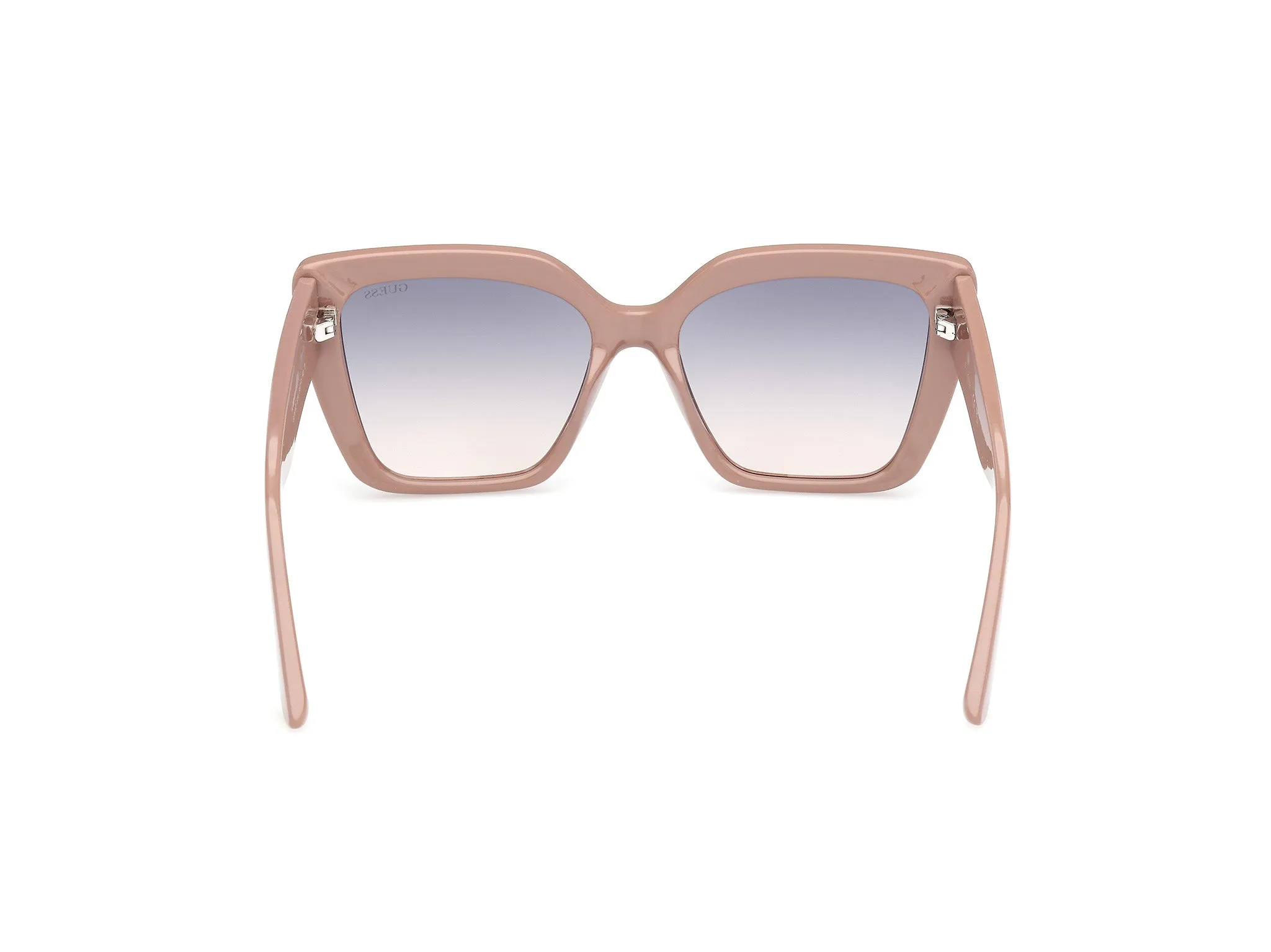 Guess GU00162 57W Occhiali da sole Iniettato Beige Blu Farfalla Normale - immagine 4