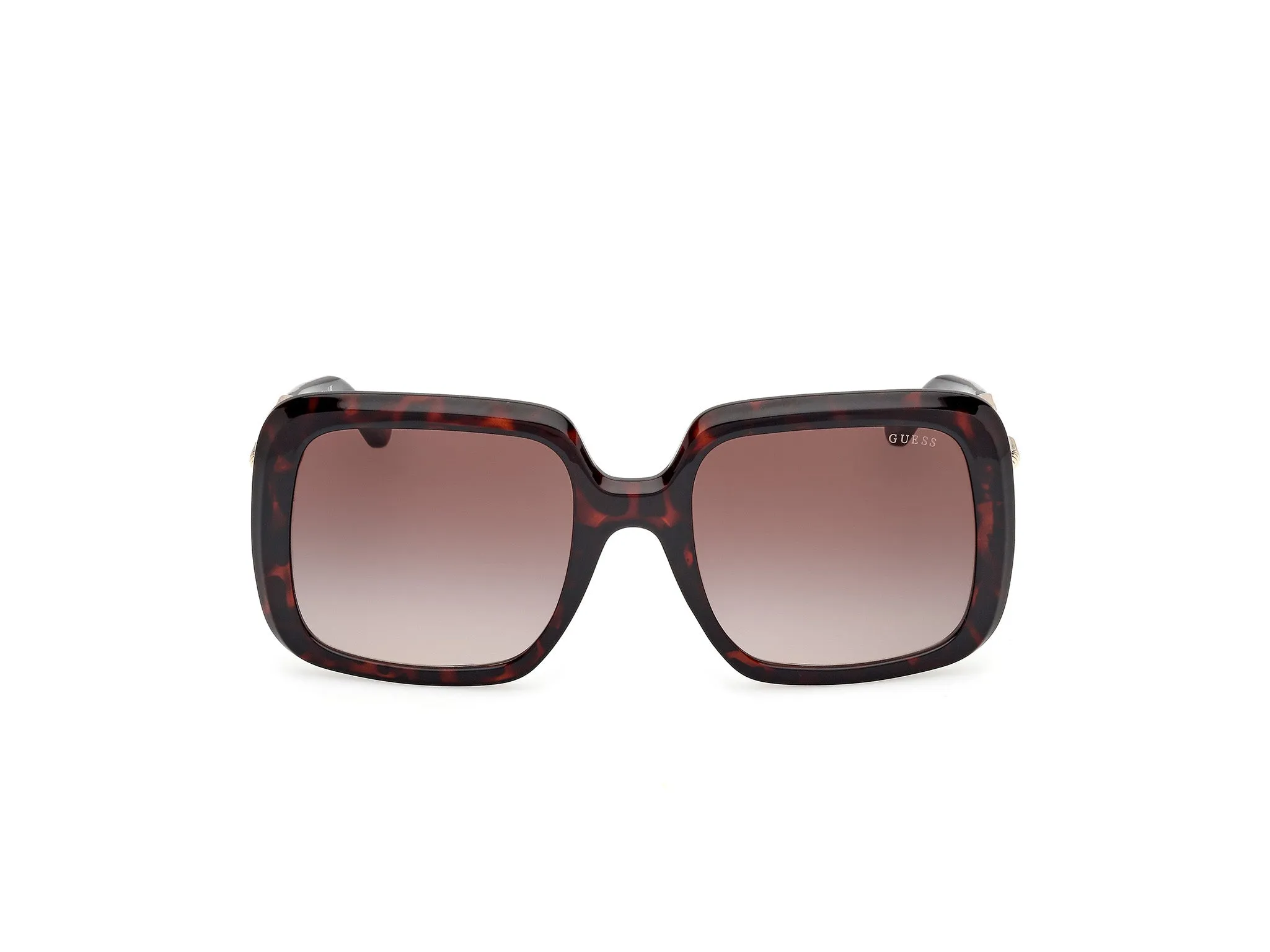 Guess GU00161 52F Occhiali da sole Iniettato Havana Marrone Squadrata Normale Sfumato - immagine 2