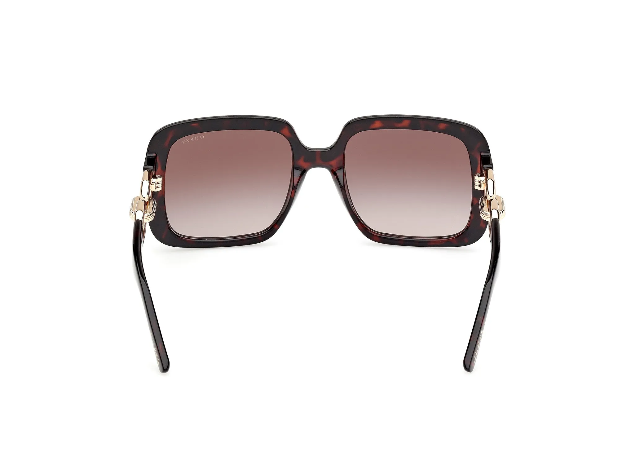 Guess GU00161 52F Occhiali da sole Iniettato Havana Marrone Squadrata Normale Sfumato - immagine 4