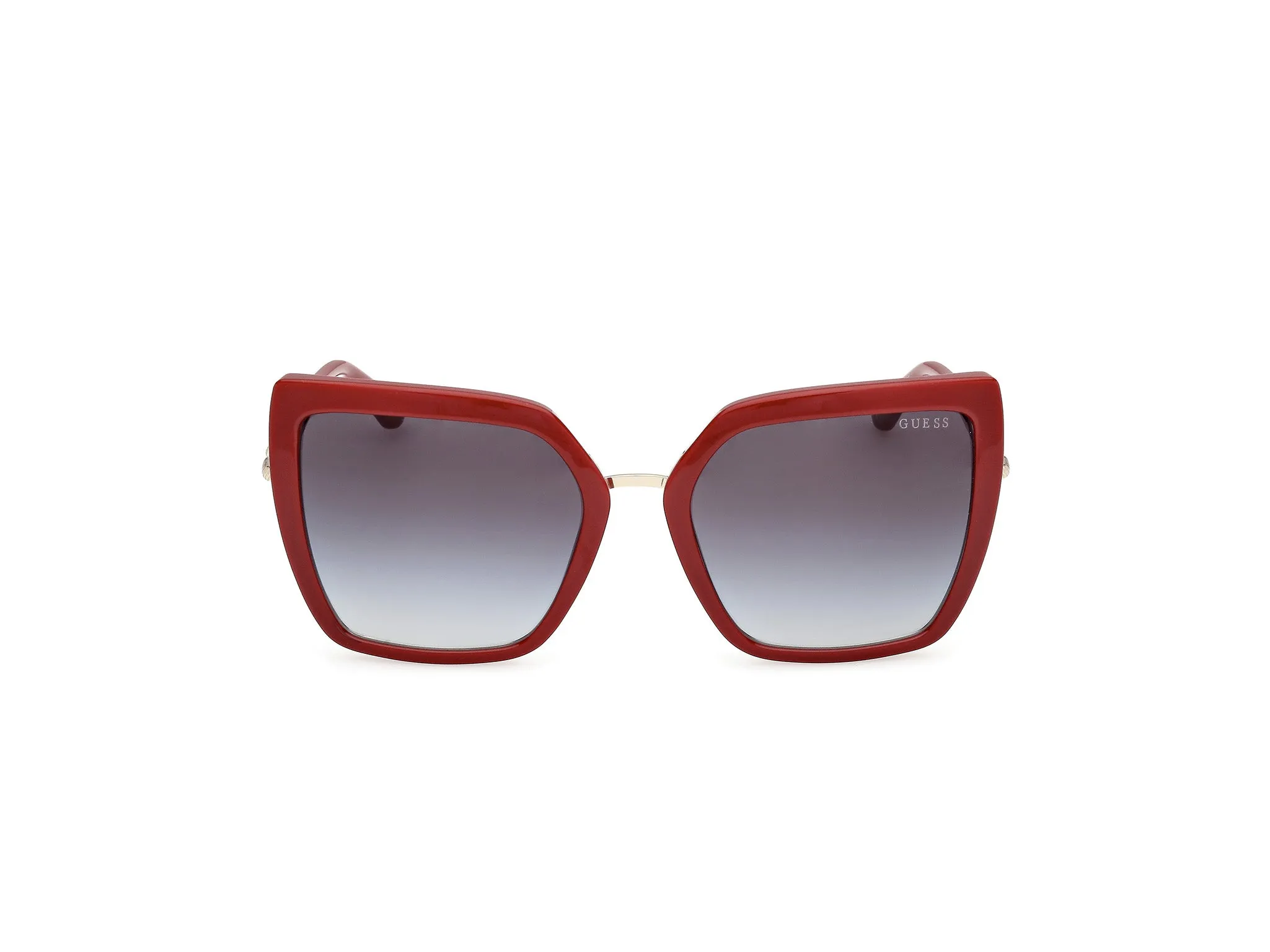Guess GU00160 66B Occhiali da sole Iniettato Rosso Fumo Farfalla Normale - immagine 2