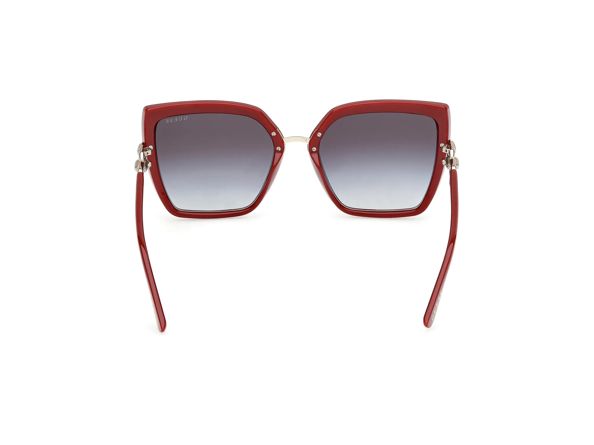 Guess GU00160 66B Occhiali da sole Iniettato Rosso Fumo Farfalla Normale - immagine 4