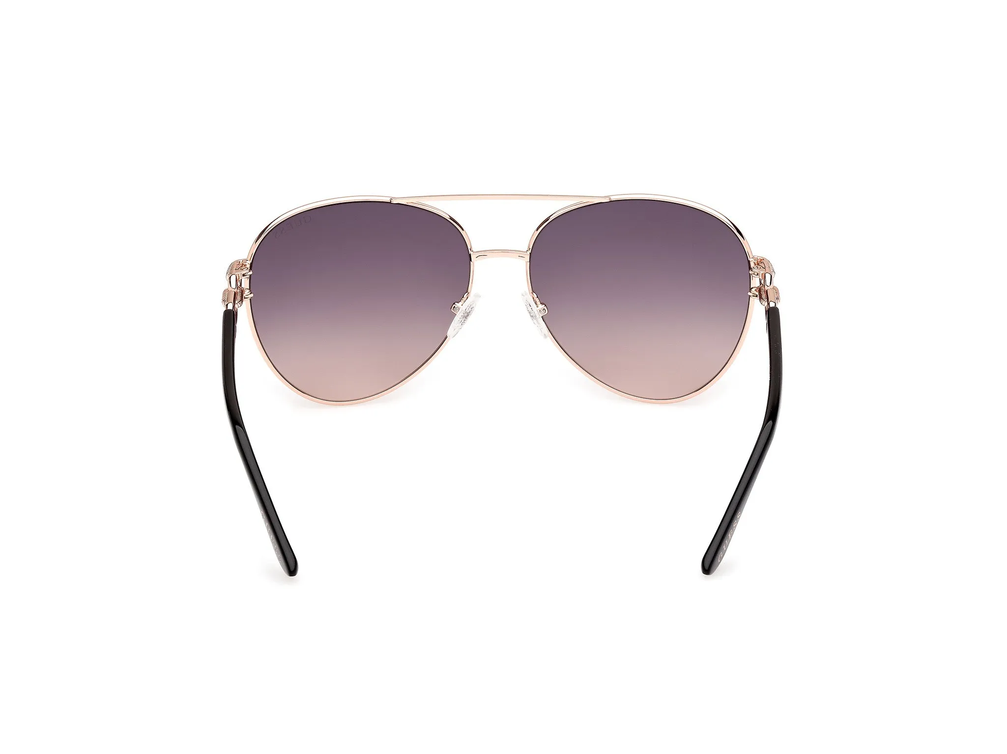 Guess GU00158 28B Occhiali da sole Metallo Oro Fumo Pilot Normale - immagine 4