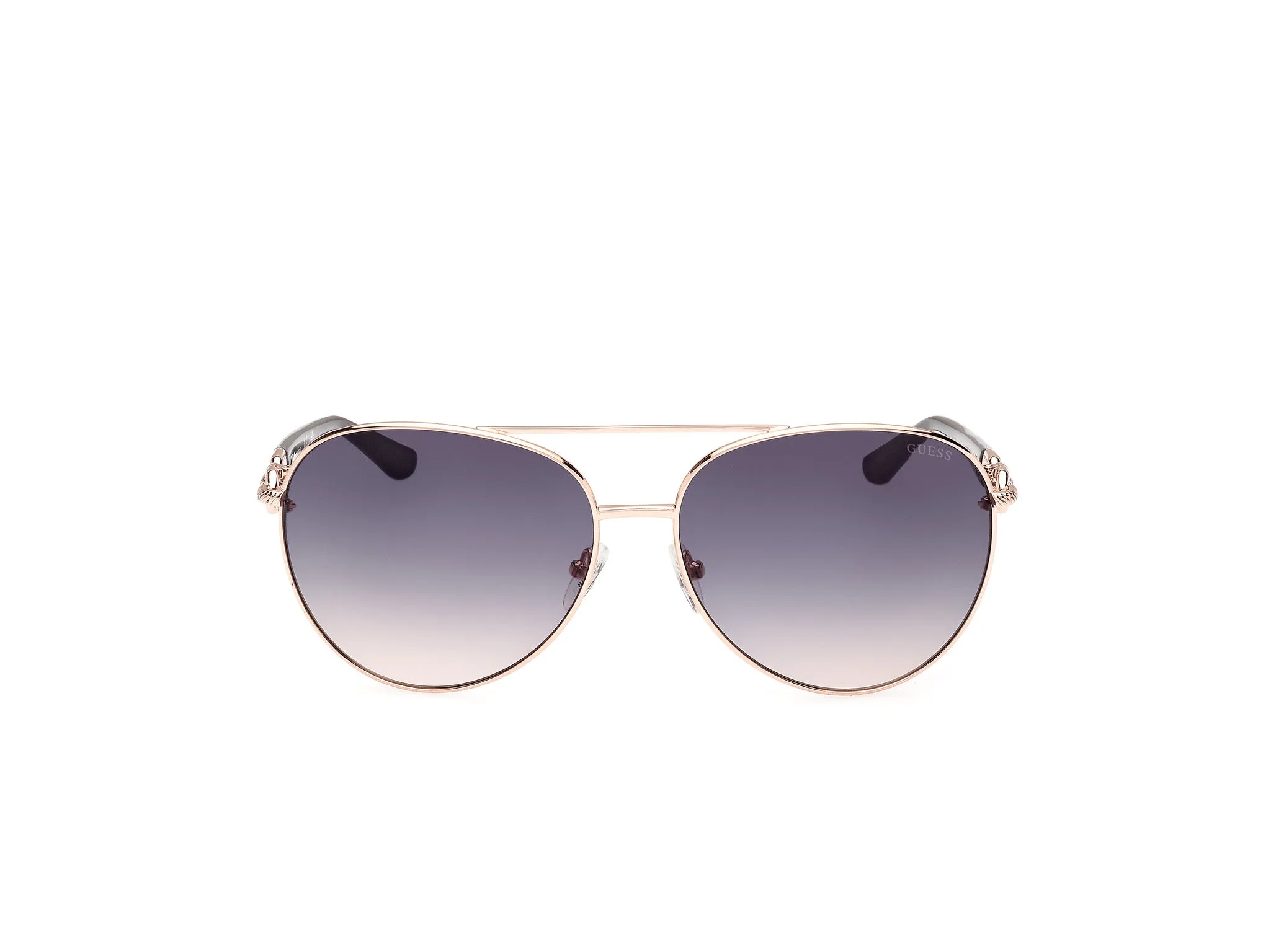 Guess GU00158 28W Occhiali da sole Metallo Oro Blu Pilot Normale - immagine 2