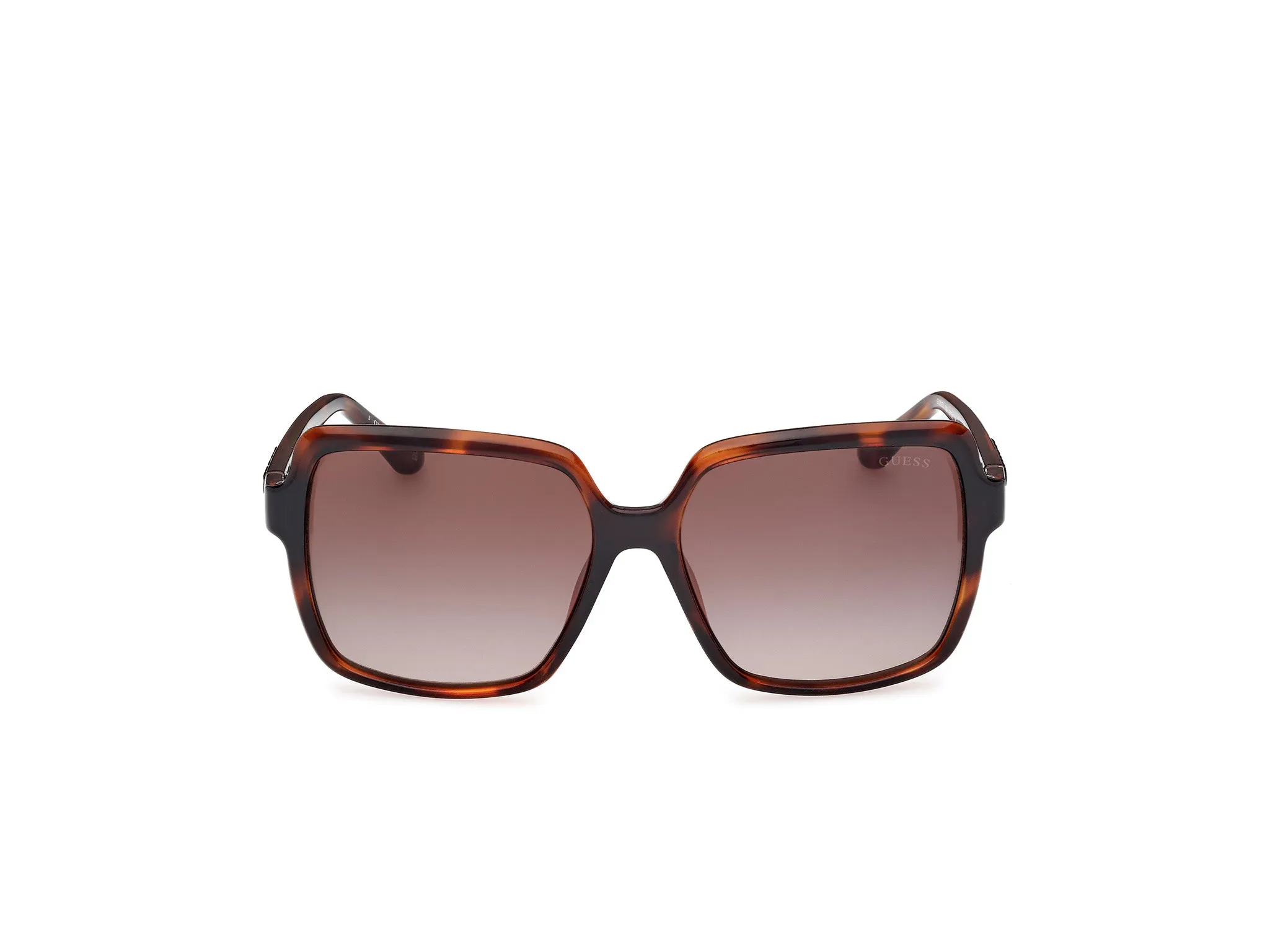 Guess GU00157 52F Occhiali da sole Iniettato Havana Marrone Squadrata Normale Sfumato - immagine 2
