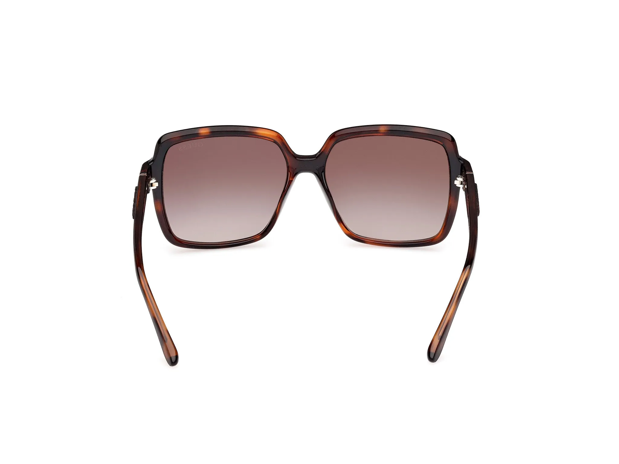 Guess GU00157 52F Occhiali da sole Iniettato Havana Marrone Squadrata Normale Sfumato - immagine 4