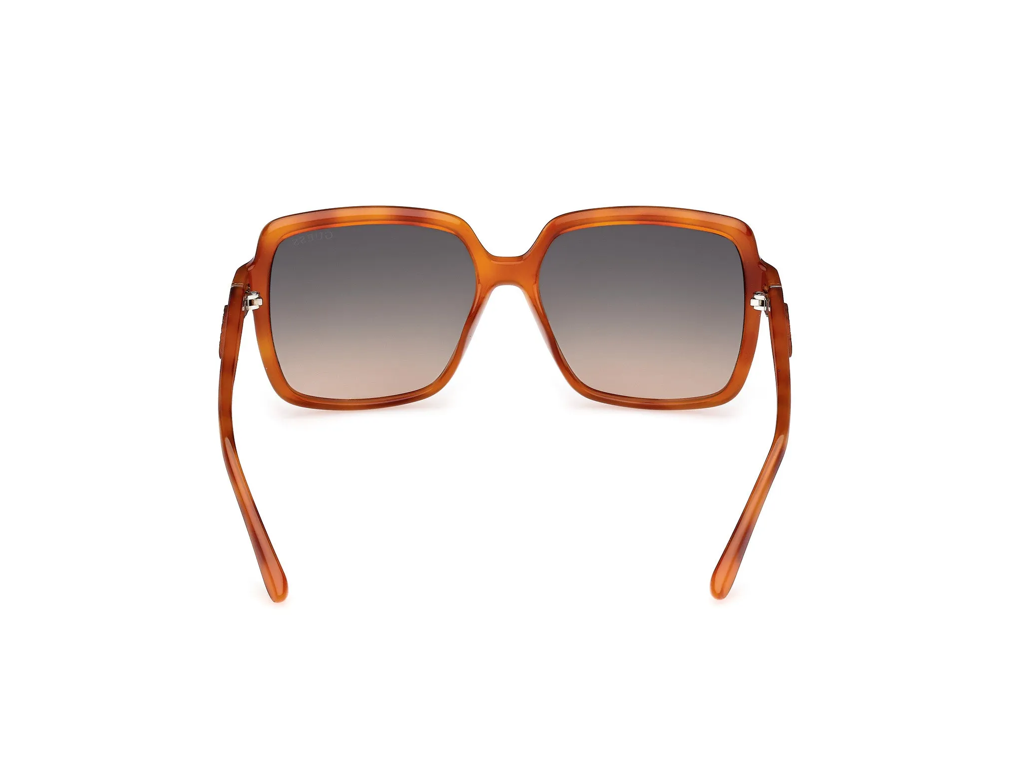 Guess GU00157 53P Occhiali da sole Iniettato Havana Verde Squadrata Normale - immagine 4